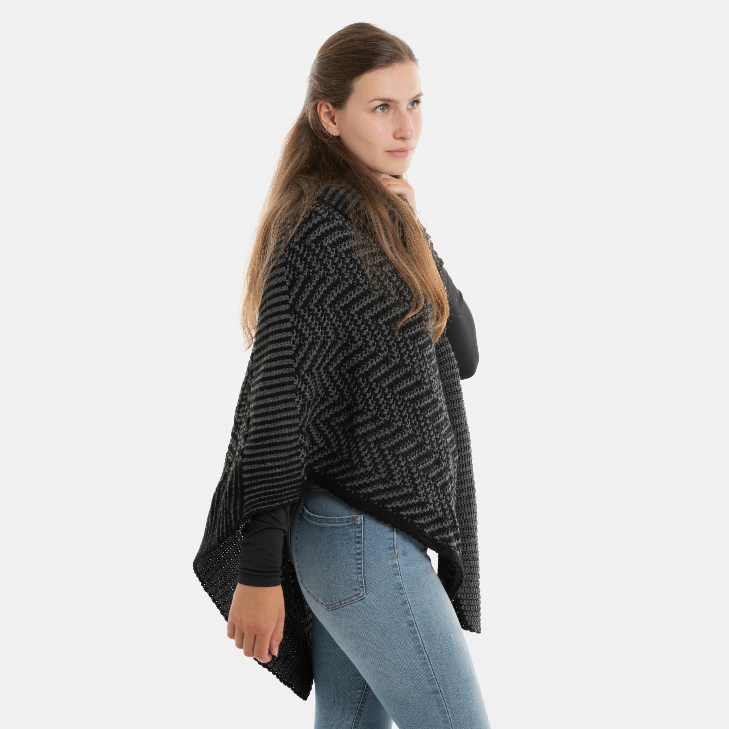 Knit Factory - Amber Poncho Tricoté