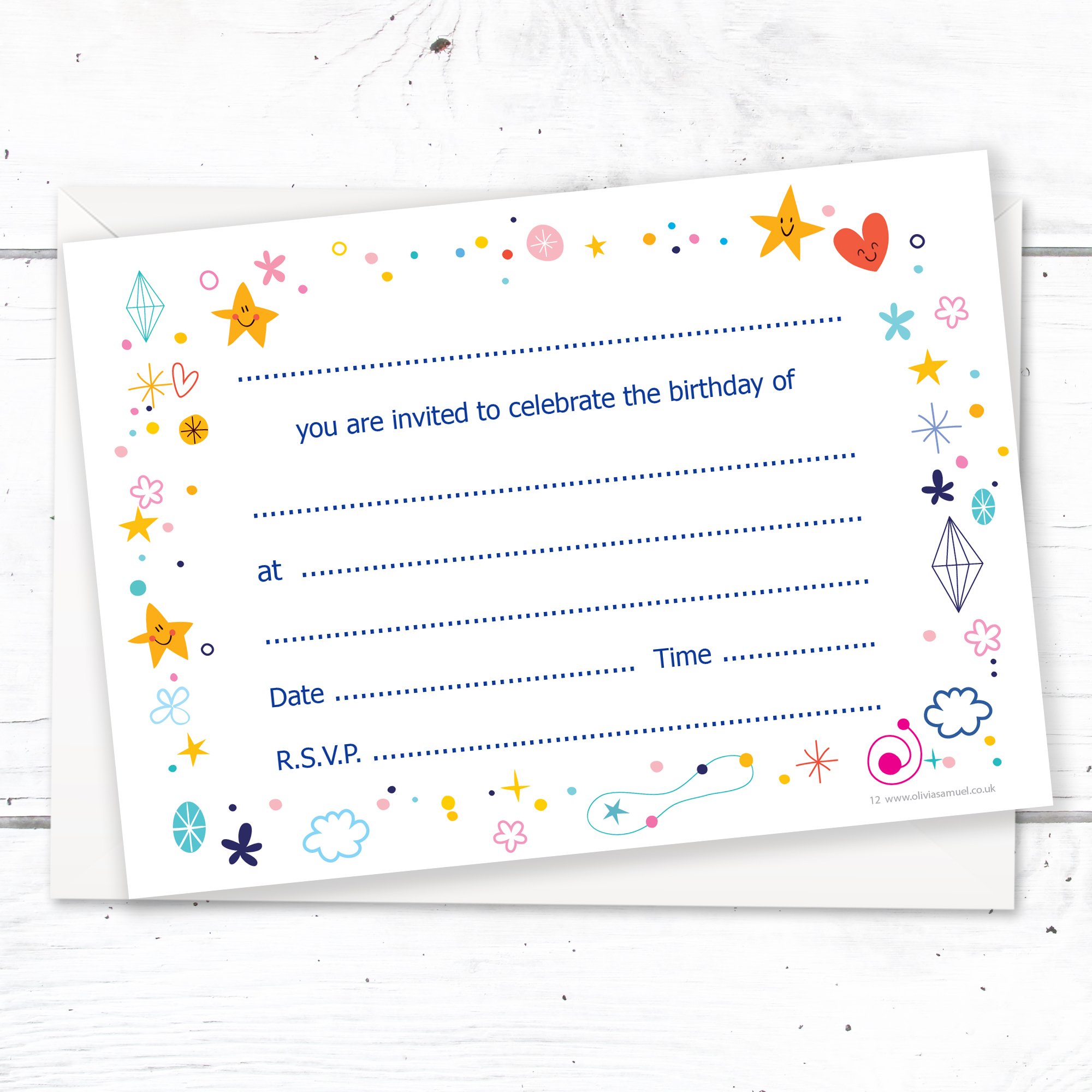 Olivia Samuel 20 Inviti Per Festa Di 21° Compleanno – Formato A6 Con Buste – Cartoncino 300 G/m², Nero E Oro - 5