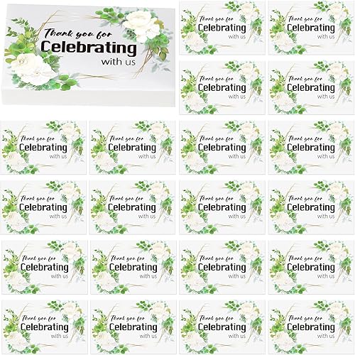 Threlaco 50 cajas de boda con diseño floral geométrico vegetal, cajas de almacenamiento vacías para decoración de fiesta, regalo, familia, amigos,