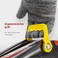 FORCEKRAFT Hidraulikus Emelő 2 Tonnás - Autóemelő 125-380 mm Emelési Magassággal, Kompakt Kocsi Emelő Szereléshez, 7,5 kg 5