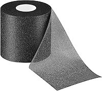 Vista 13 de Nuanchu Cinta atlética previa a la envoltura de 30 yardas, cinta de espuma atlética para cabello, fútbol, deportes, muñecas, codos, rodillas y Blanco