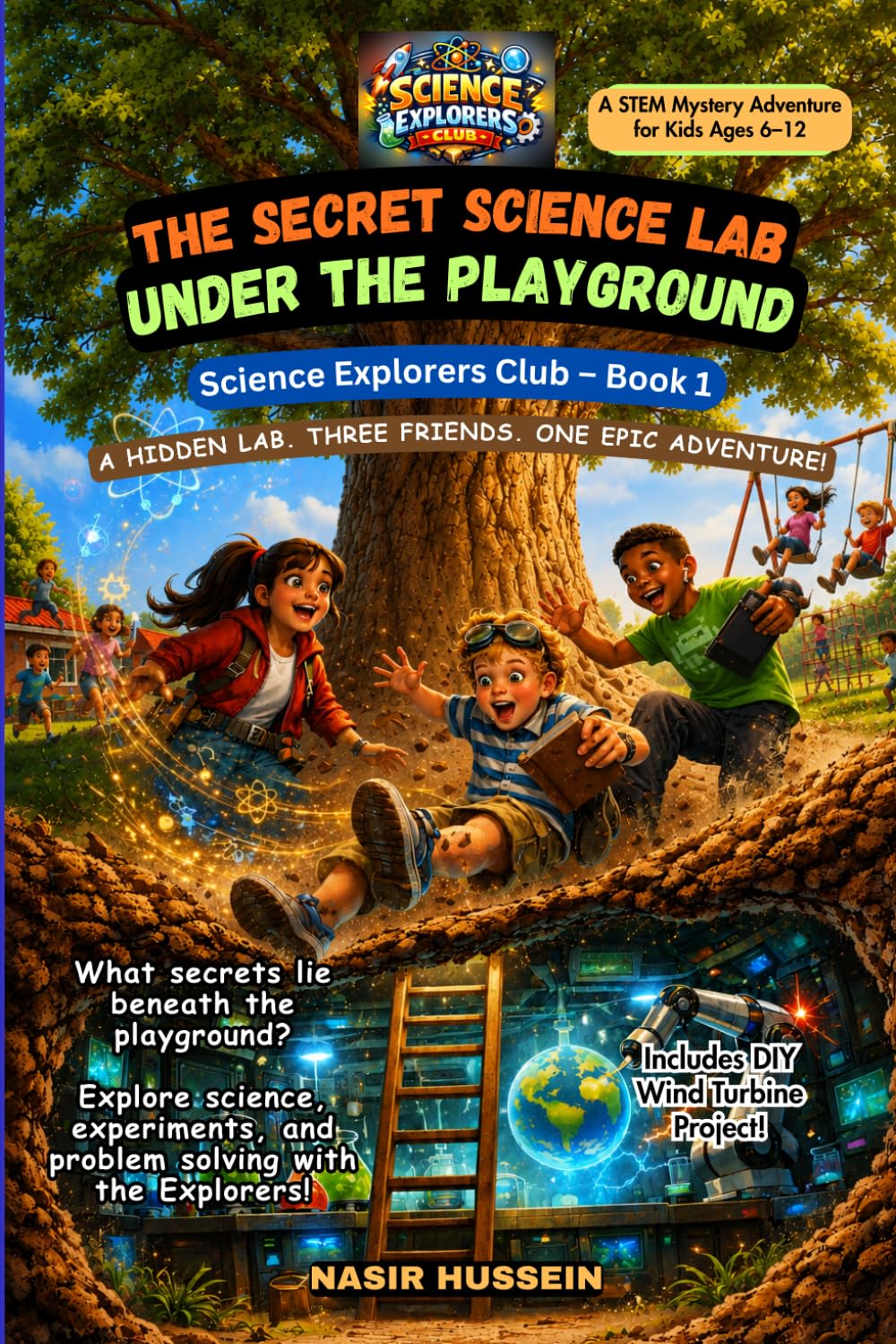The Secret Science Lab Under the Playground: Science Explorers Club - Book 1