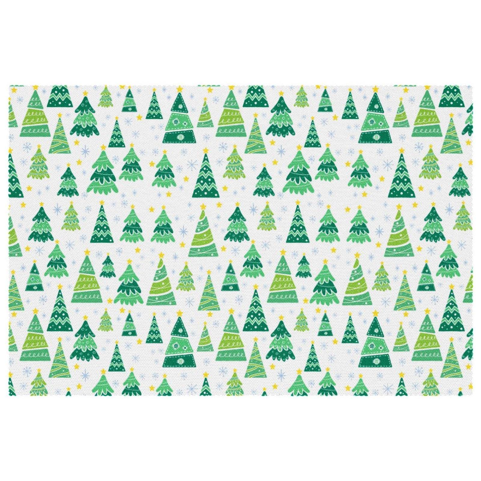 Set de table sapin de Noël antidérapant fini les taches et glissades de fête