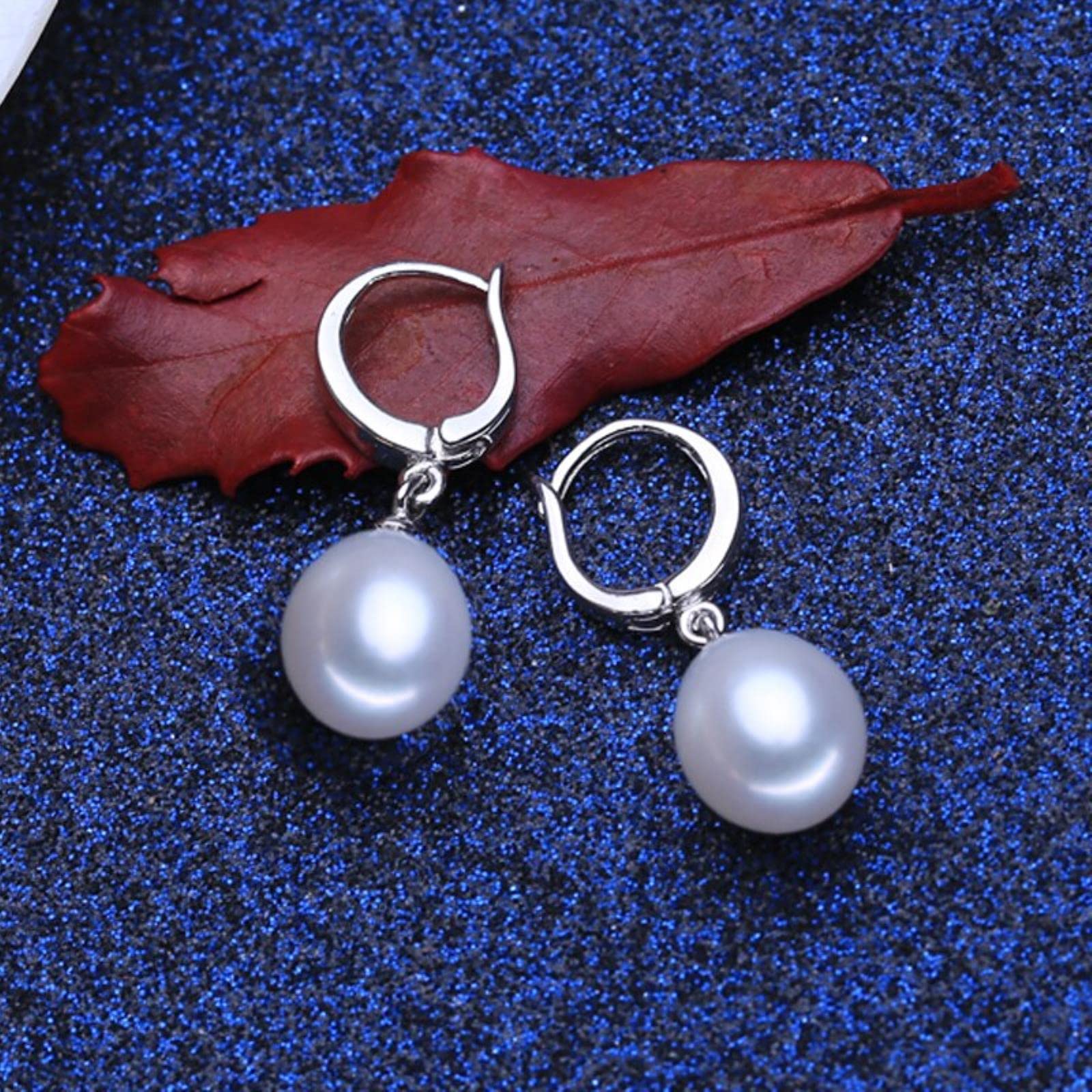 Conjuntos De Joyería De Plata De Ley 925, Pendientes Colgantes De Perlas Naturales, Collares Con Colgante Personalizado Para Mujer, Gargantilla, Collar