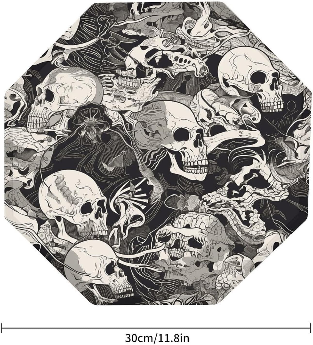 Ctagon Metal Sign for Home, Modern Display Plate for Kitchen, Various Skulls Plates Accent Hanging Wall Decorations 3PCS for Living Room, Bedroom, Hallway, Hotel