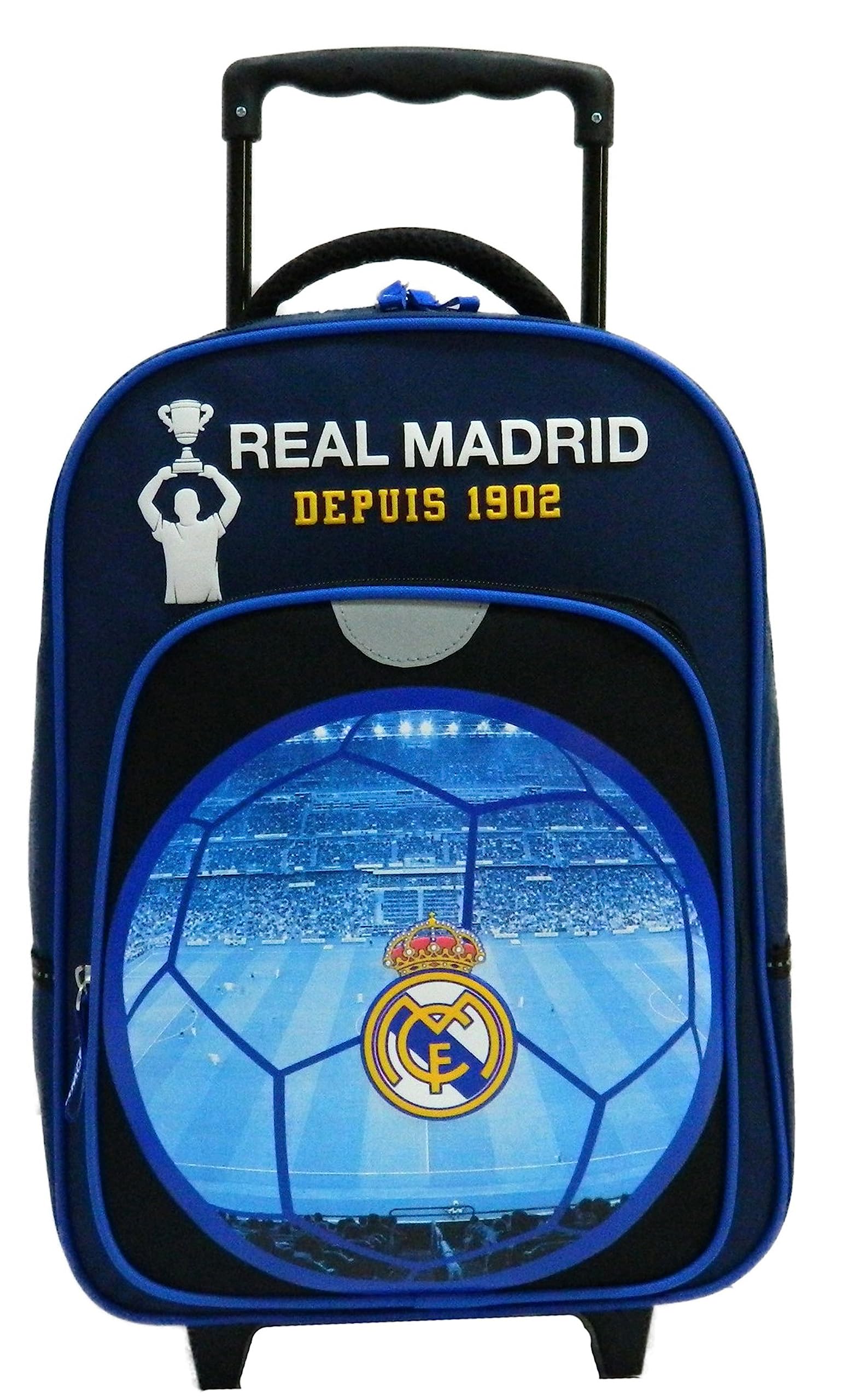 Real Madrid Sac à Dos Scolaire à roulettes Real - Collection Officielle
