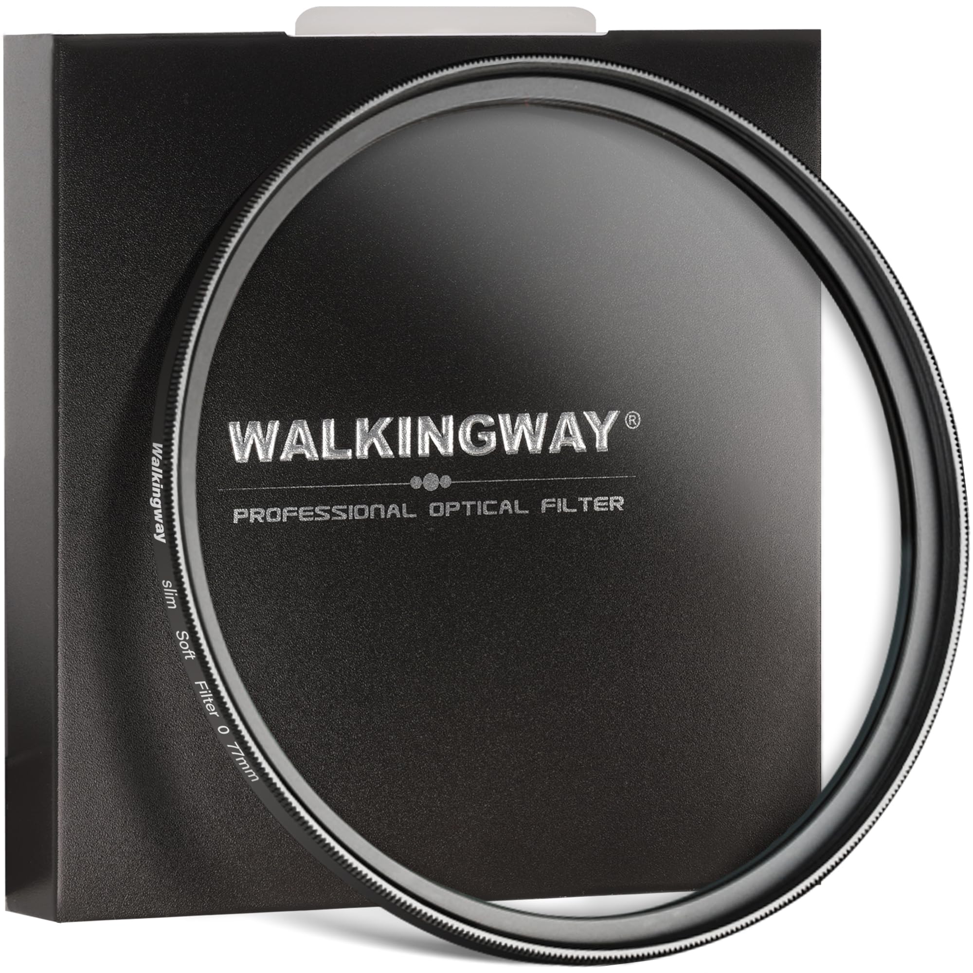 Walking Way 67MM Soft Focus Filter White Pro Mist Diffusion Filter Ultra Light Dreamy Fog Effect Circular Lens Filter Softening Diffuser for Video/