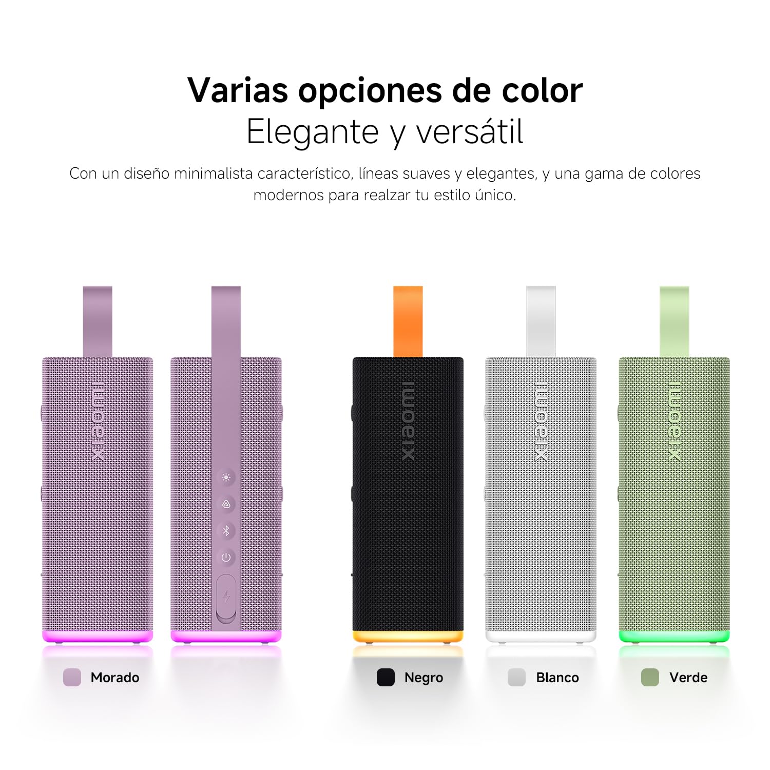 XIAOMI Sound Play Altavoz Bluetooth Portátil 18W, Sonido Inmersivo Potente, Auracast Multi-Speaker, Luz RGB Ambiental, 14 Horas de Batería, IP68 Waterproof, TWS Pairing, Bluetooth 6.0, USB-C, Negro