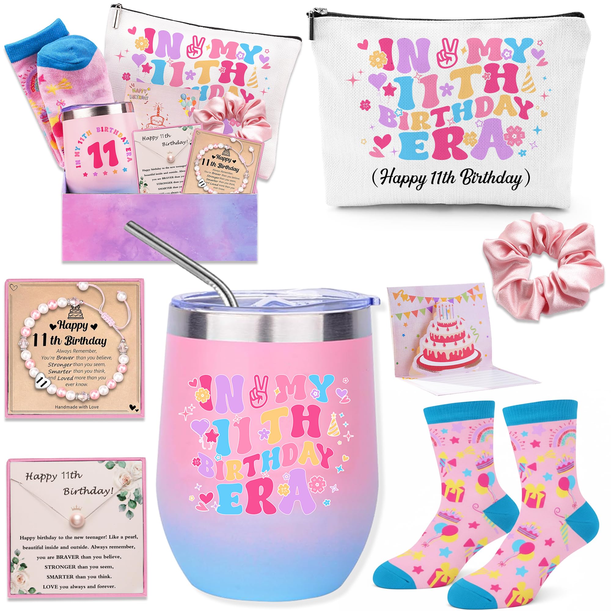 Aurmonigo 11 Year Old Girl Gifts - Cool Teen 11th Birthday Presents for Daughter Granddaughter, Sister Niece and Friend Fun Party Celebration Gift
