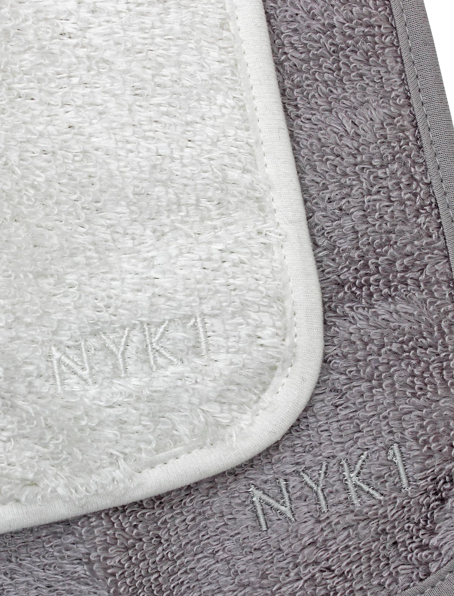 REUSABLE Bamboo Face Cloth Make Up Remover (2 Pack) NYK1 Cleanse And Clear Exfoliating Eye Makeup Remover Cloth Cleansing Cloths For Face - Natural And Eco Friendly Reusable Makeup Remover Pads Cloths