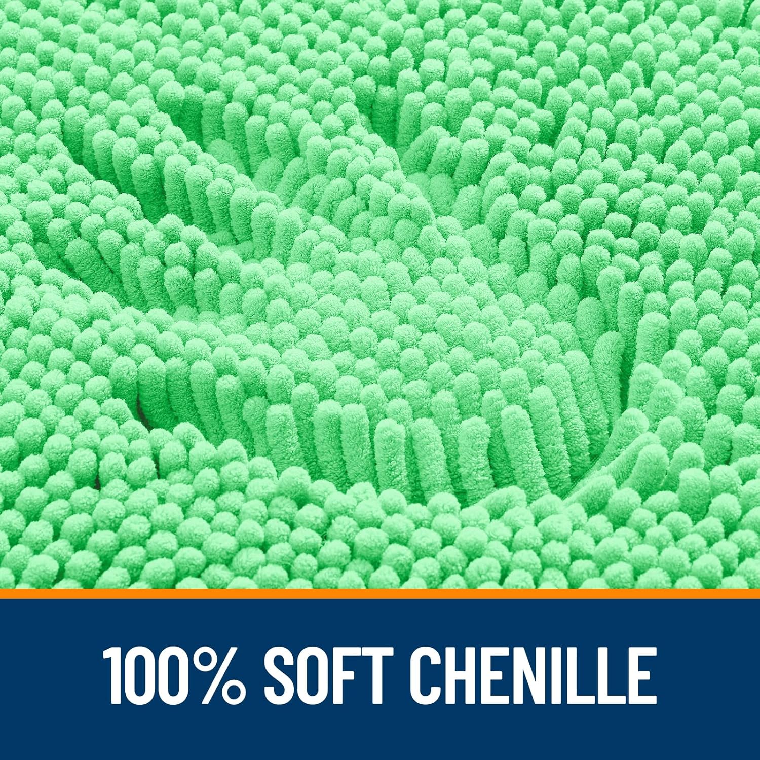OLANLY Bathroom Rugs 30x20, Extra Soft Absorbent Chenille Bath Rugs, Rubber Backing Quick Dry, Machine Washable Bath Mats for Bathroom Floor, Tub and Shower, Home Decor Accessories, Mint Green