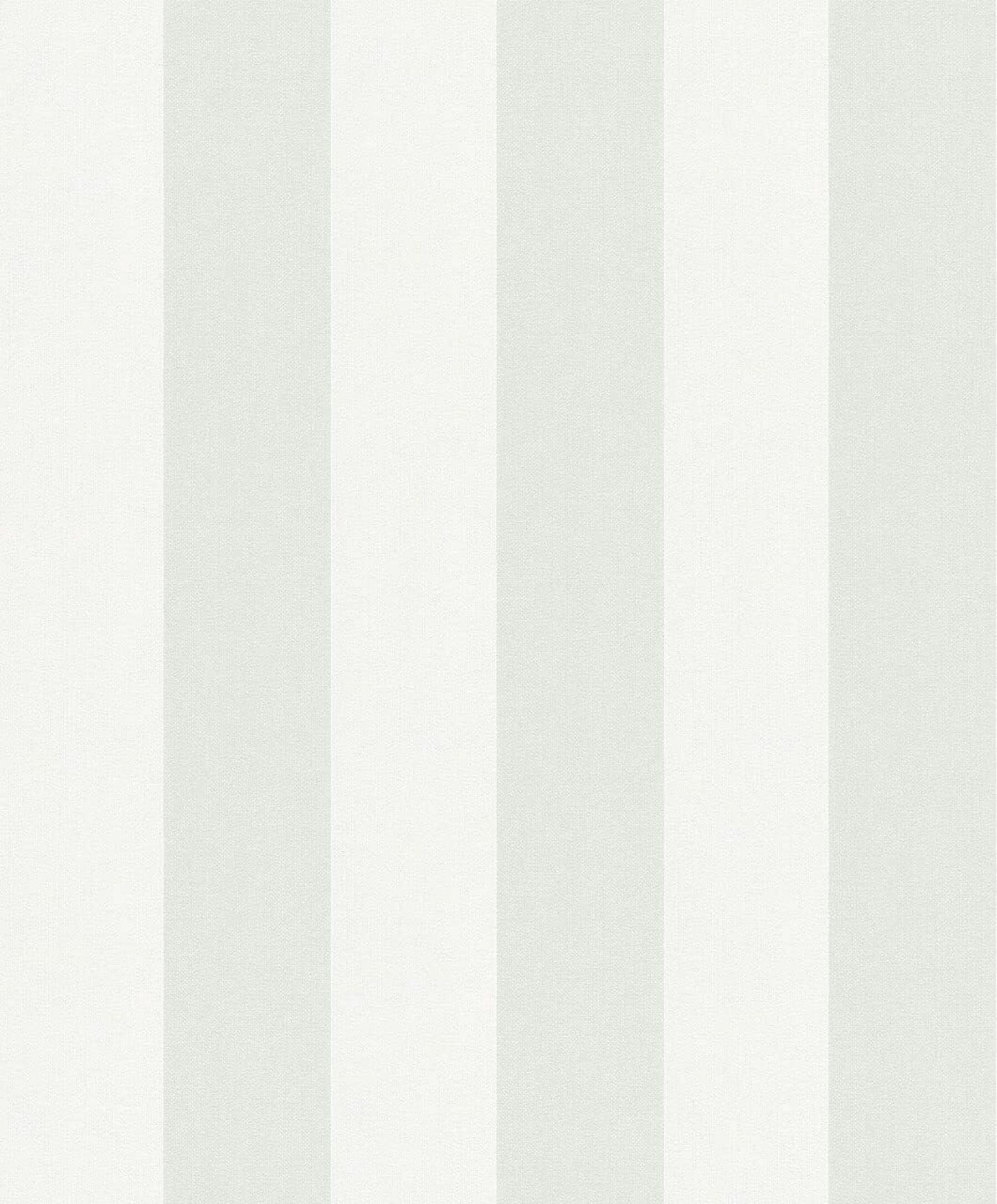 WALLCOVER Non-Woven Wallpaper Green Stripes Country House White Light Green Lines Modern Block Stripe Wallpaper Fine Structure 10.05 x 0.53 m Made in Germany - Image 3