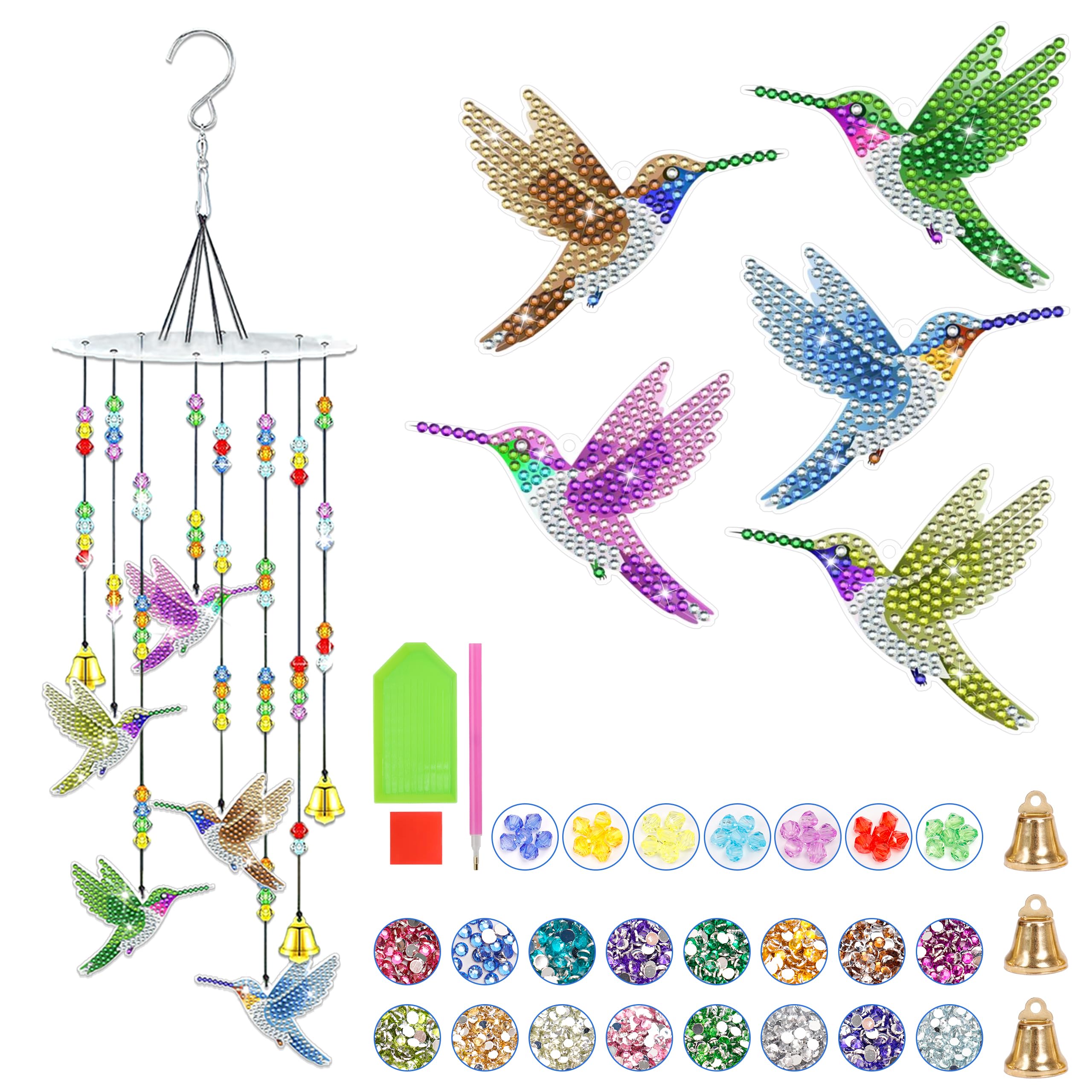Azjachiny Diamond Painting Crystals Suncatcher 5D DIY