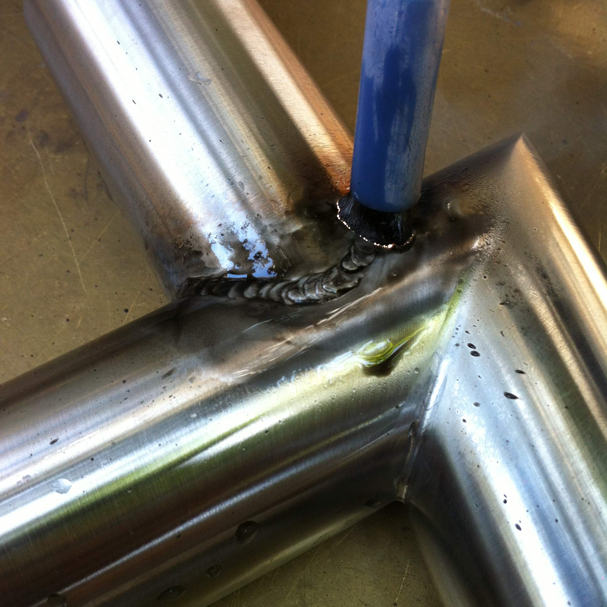 XXL Industrie Carbonpinsel Kohlefaserpinsel Anschluss M10 x1,5– TIG brush zur elektrochemischen Entfernung von Anlauffarben 80mm nutzbar in OEM Qualität