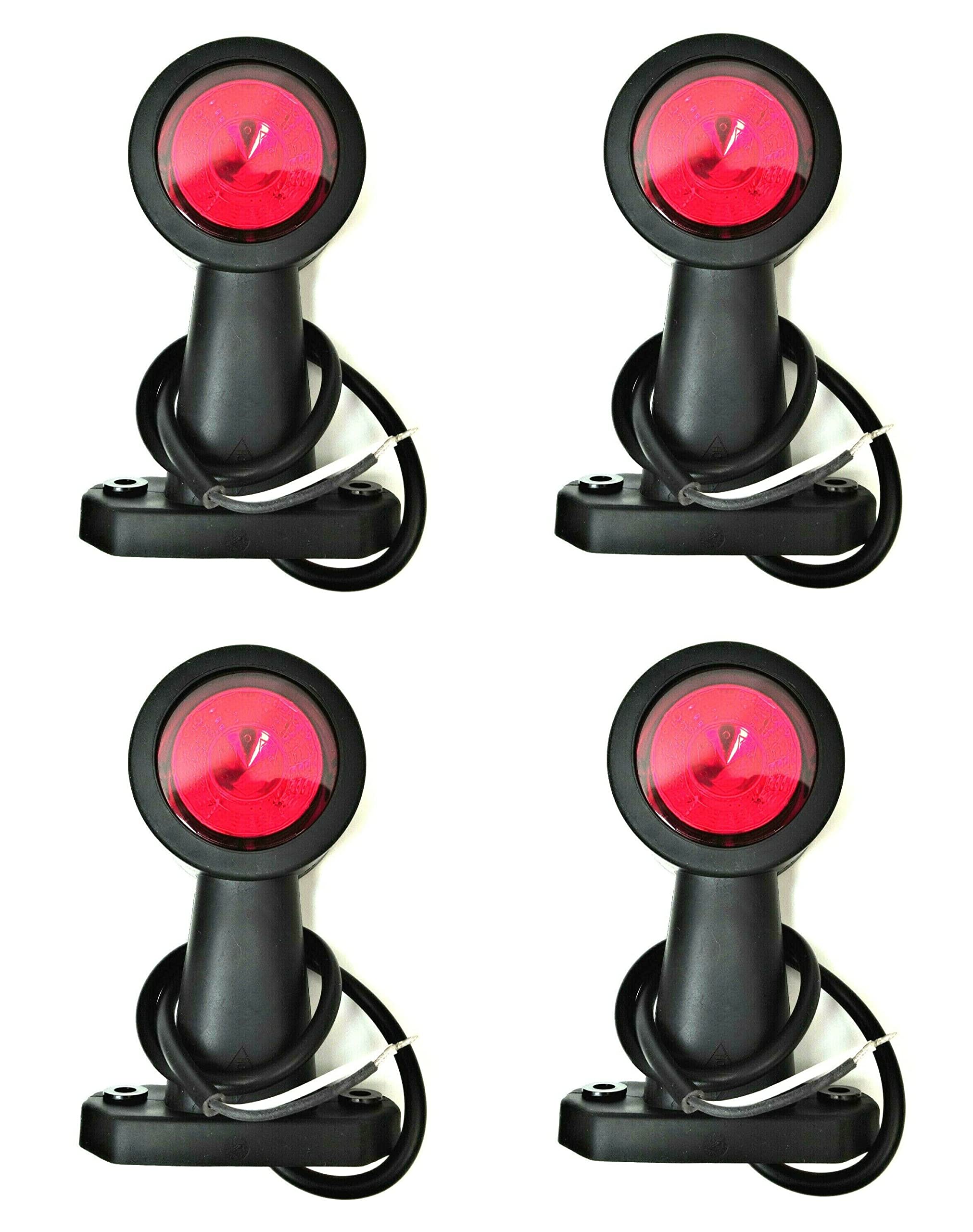 4 luces LED de gálibo de posición E9 para camiones, coches, remolques