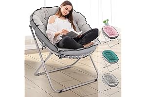 Folding Saucer Chair for Adults: Ultimate Comfort for Compact Spaces