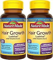 Vista 10 de Nature Made Cápsulas blandas para el crecimiento del cabello con Lustriva, biotina, vitamina C y A, apoyan el cabello saludable a medida que