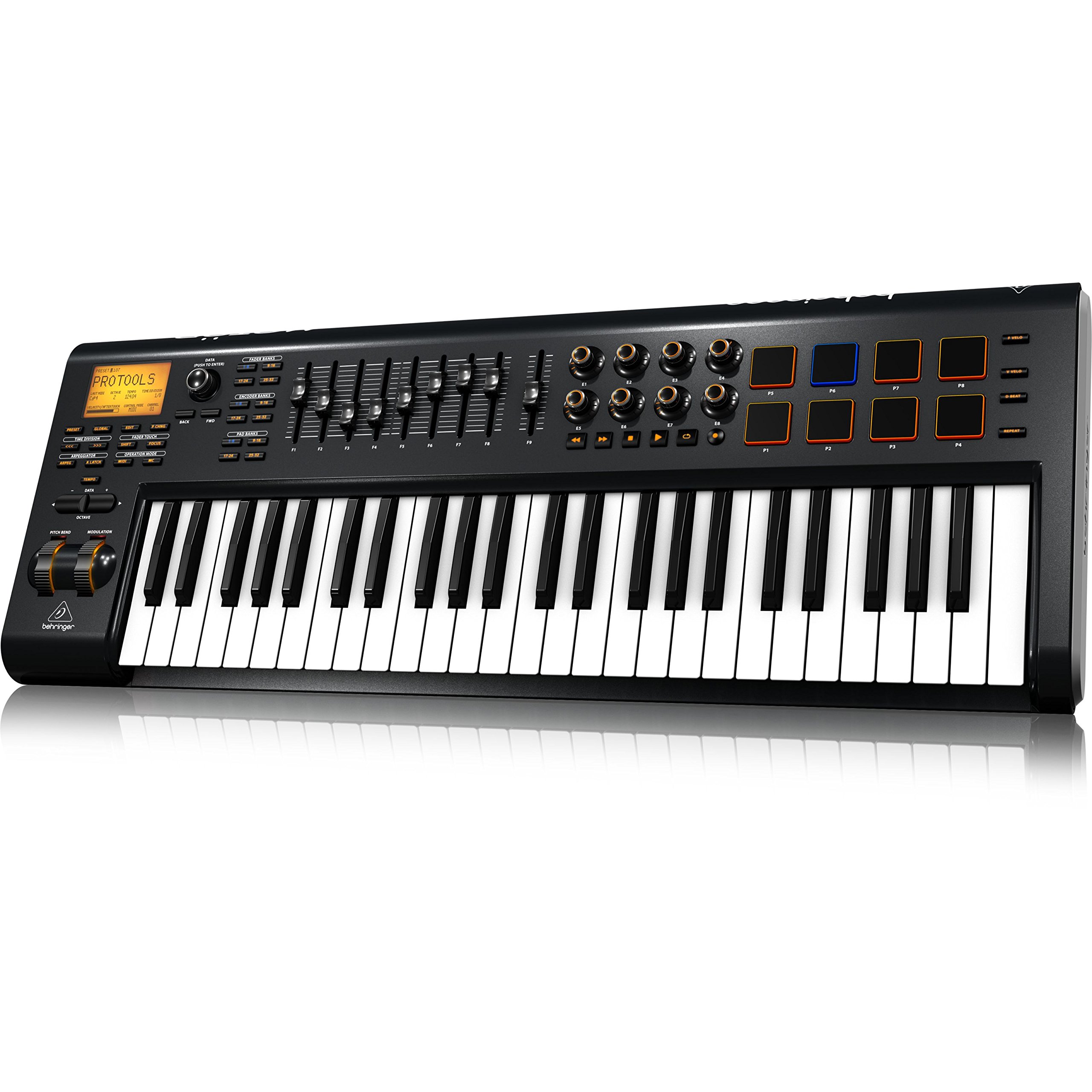 Amazon | べリンガー MOTOR 49 | MIDIコントローラー | 楽器・音響機器