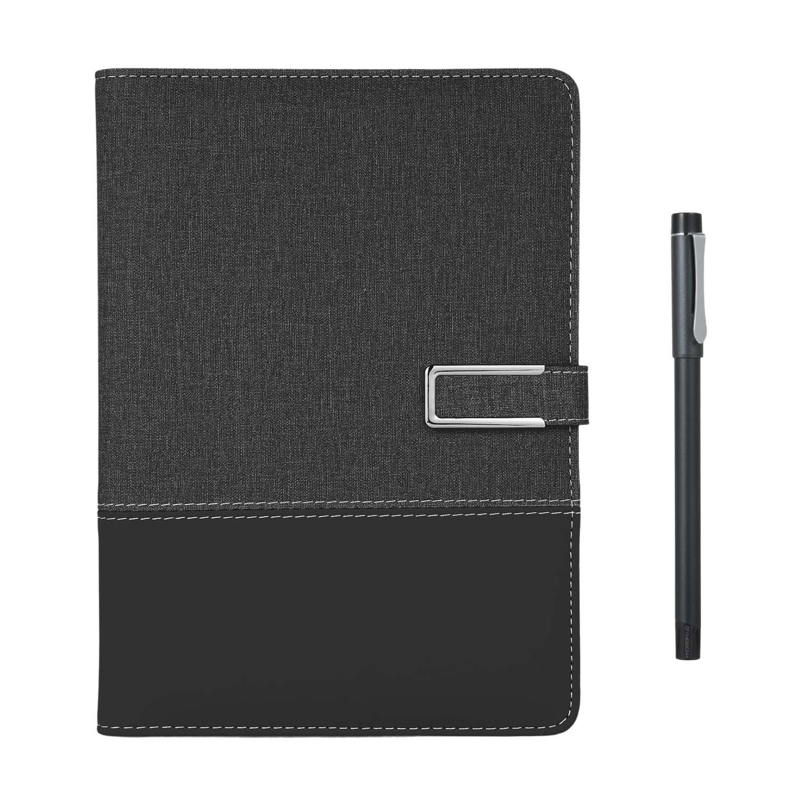 HUIOP Bolígrafo Inteligente,Cuaderno de Cuero A5 con bolígrafo Inteligente y Diario Rayado, planificador, sincronización en Tiempo Real para digitalización, Uso con aplicación, Voz a Texto,