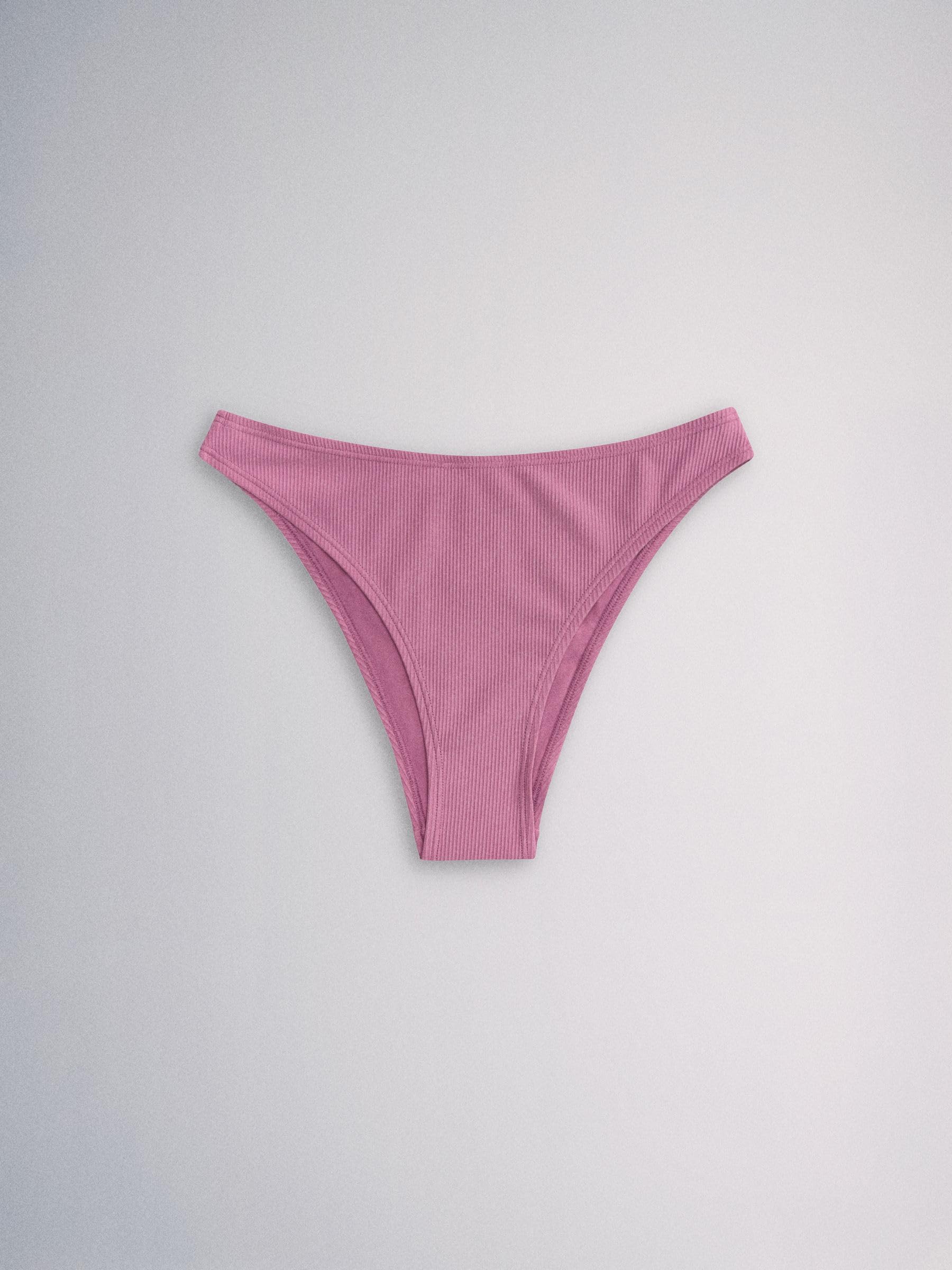 THE SET Donne Confezione da 3 di Slip Bikini a Gamba Alta | Adulto, High Leg, Mid Rise, Pull On, Lavabile in lavatrice