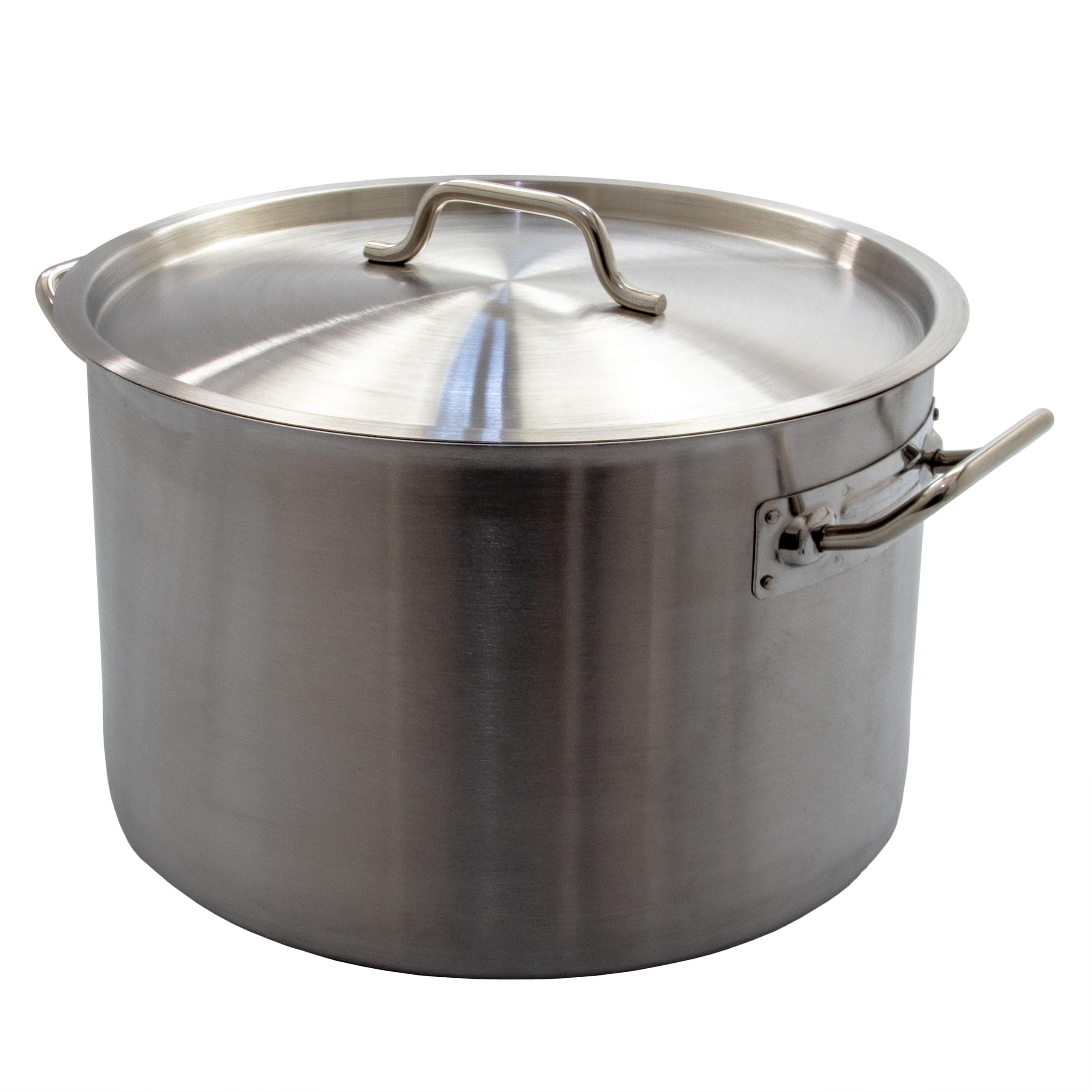 airbrush-city Kochtopf Gastrotopf Topf 24 Liter Edelstahl mit Deckel Großküche Gastronomie