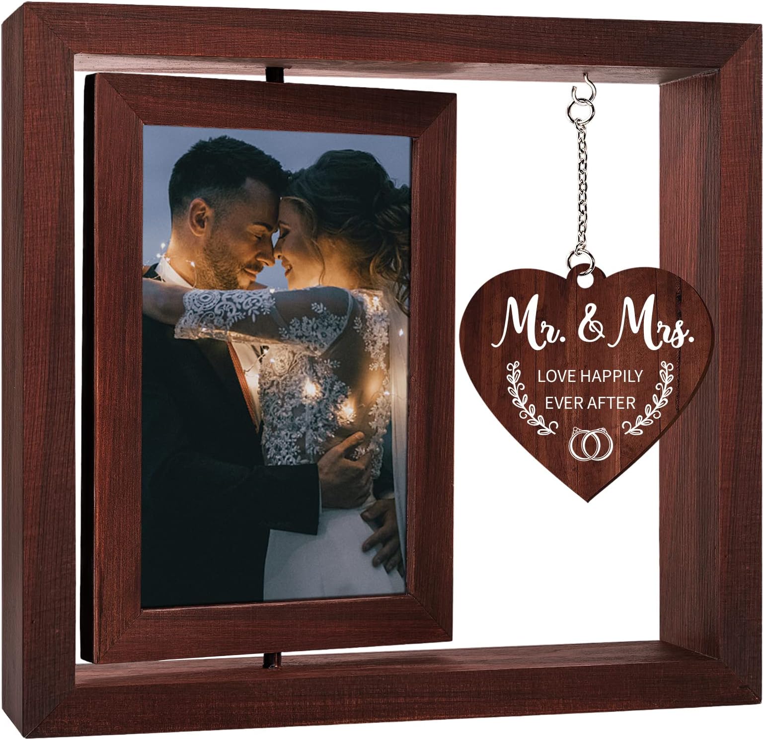 Wedding Gifts for Couples 2024 Mr and Mrs Gifts, Rotating