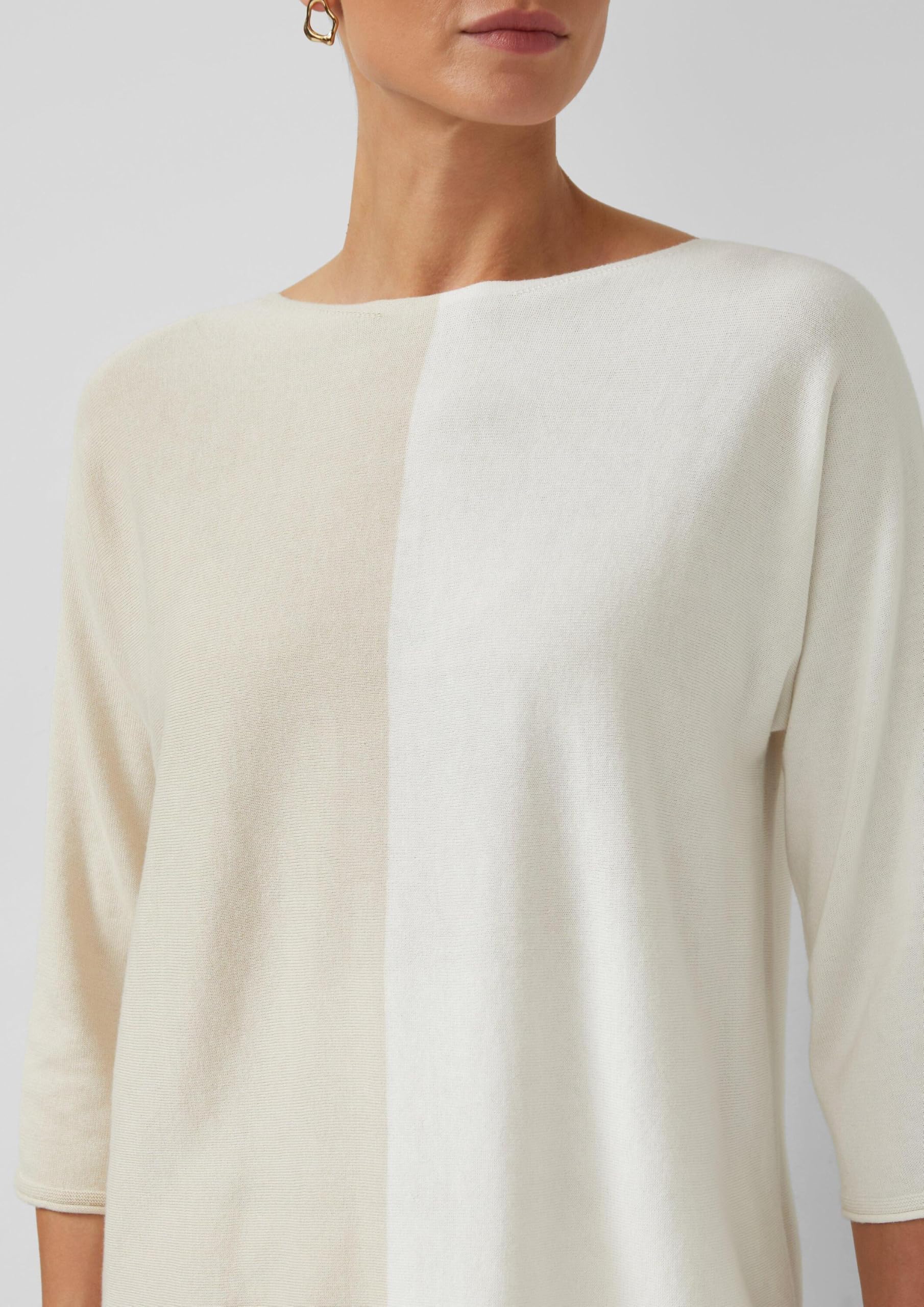 s.Oliver Feinstrickpullover mit Fledermausärmeln aus Modalmix
