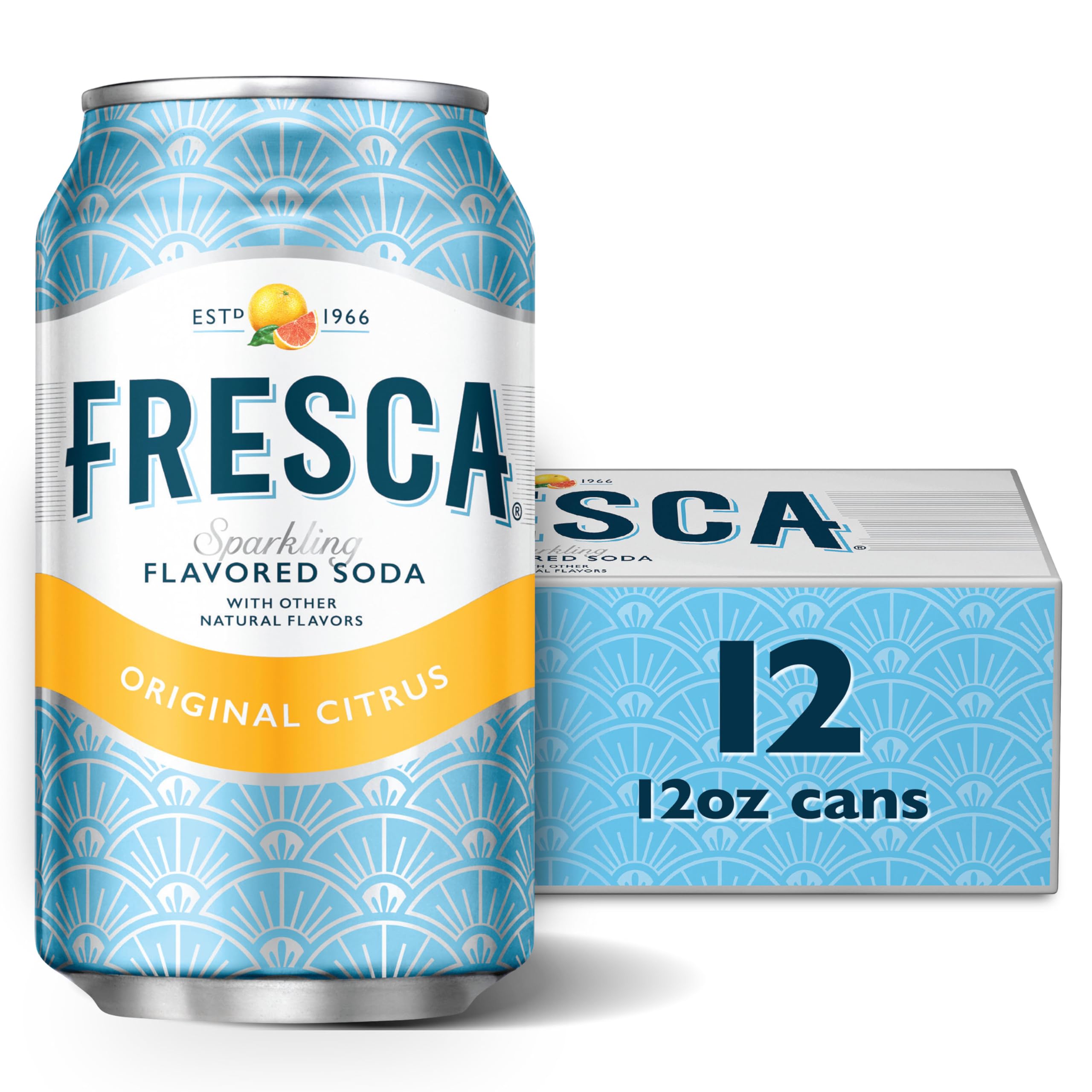 FrescaCitrus Soda, 12 Ounce (Pack of 12)