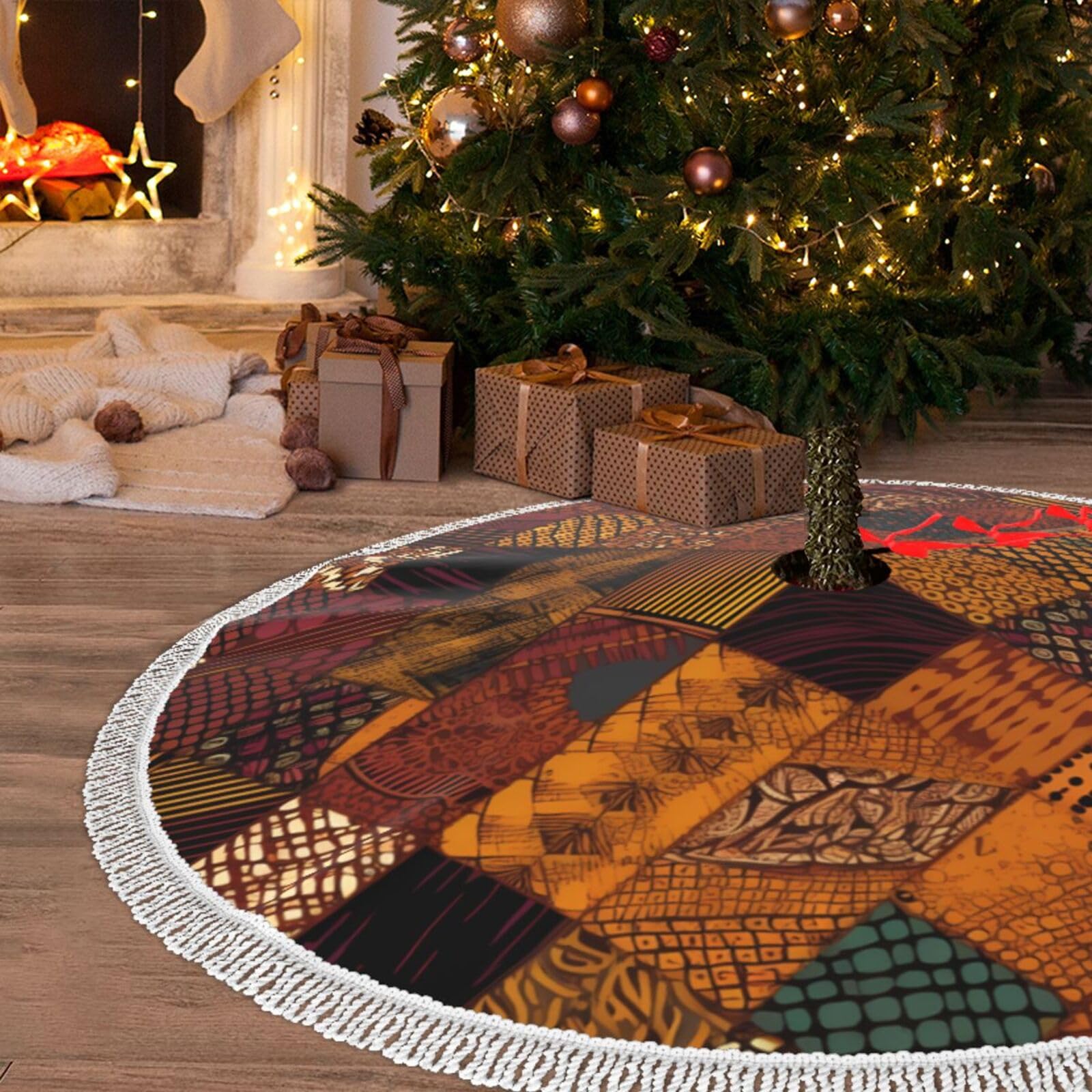 Jupe de sapin de Noël imperméable pour éviter taches et aiguilles