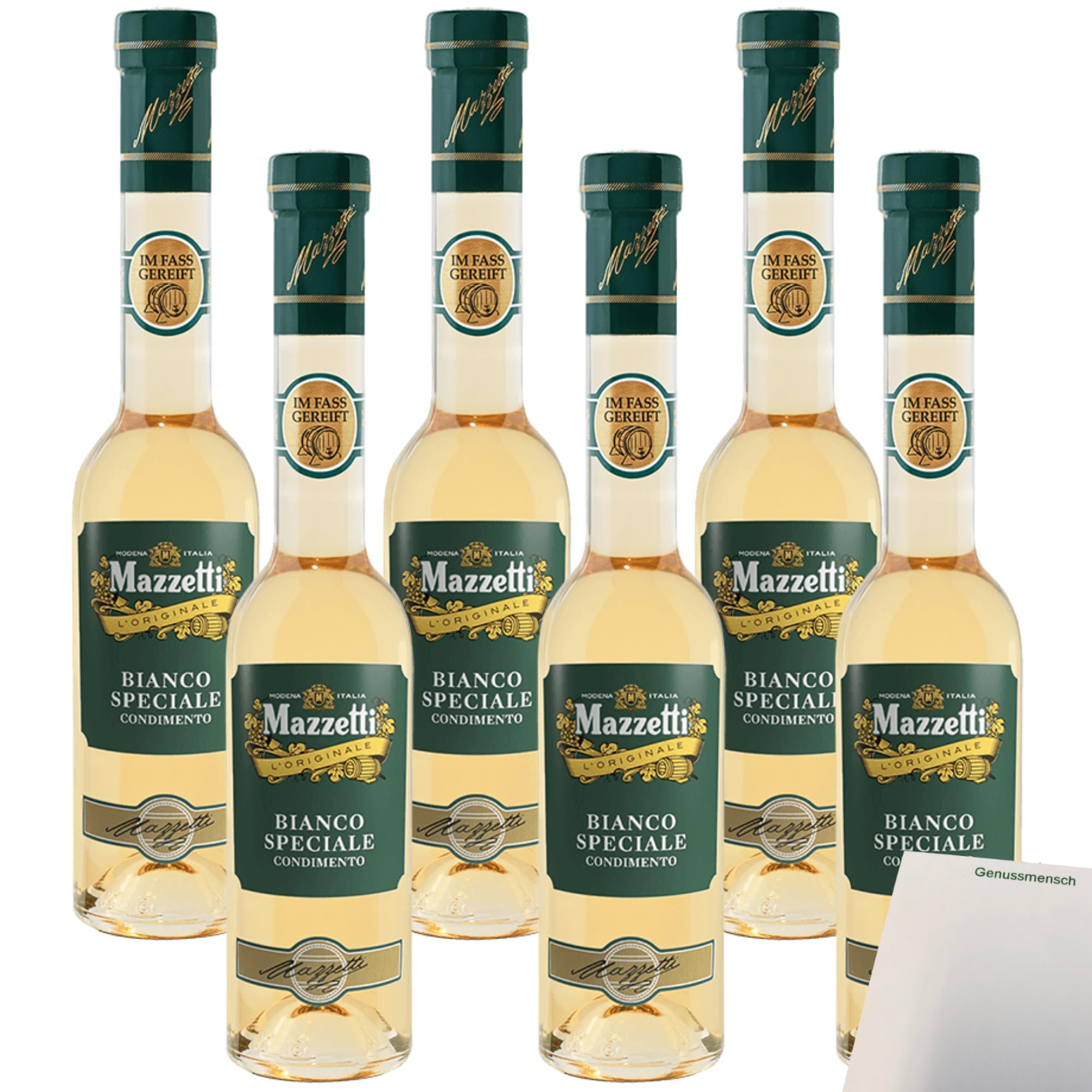 usy Bundle für Mazzetti Condimento Bianco Speciale VPE (6x250ml Flasche) + usy Block