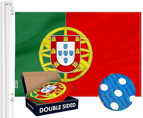 Vista 60 de G128 Bandera venezolana de Venezuela 3 x 5 pies Serie ToughWeave doble cara bordado de poliéster 210D Bandera de país, diseño bordado