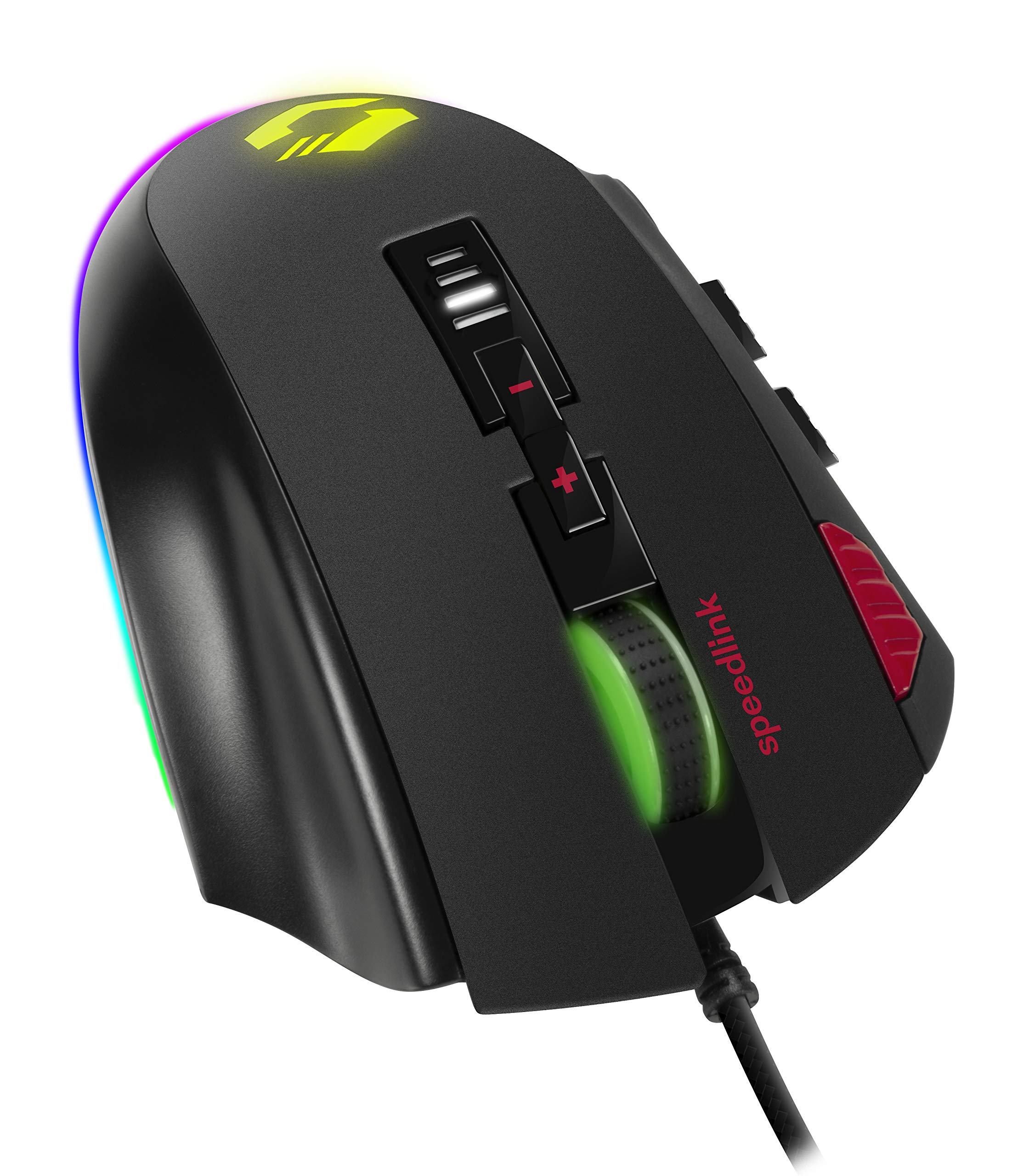 Speedlink Mysz gamingowa Tarios RGB 24000 Dpi, czarna (SL-680012-BK)