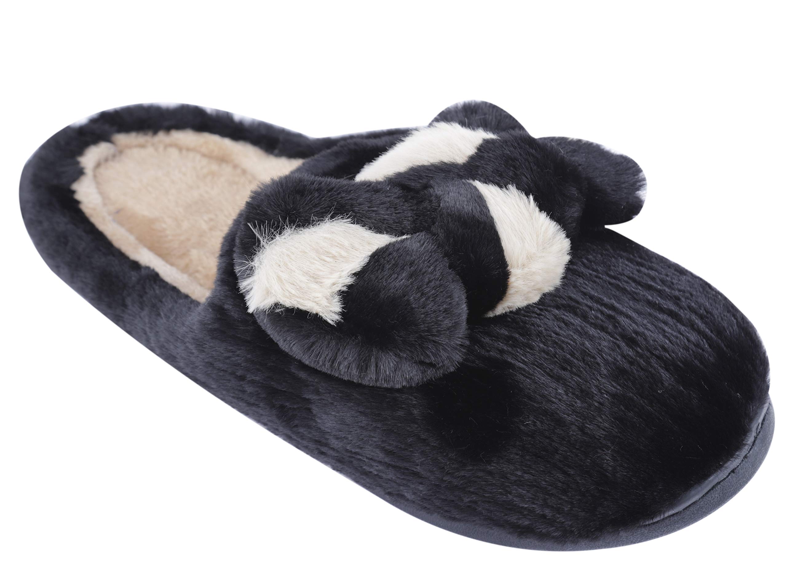 CASSIEY Fur Comfortable Indoor/Outdoor Soft Bottom Slippers |Womens Flipflop |Womens Fancy Slippers |Girls Slippers flip Flop- Black (B09WLSKMCC) Amazon Price History, Amazon Price Tracker