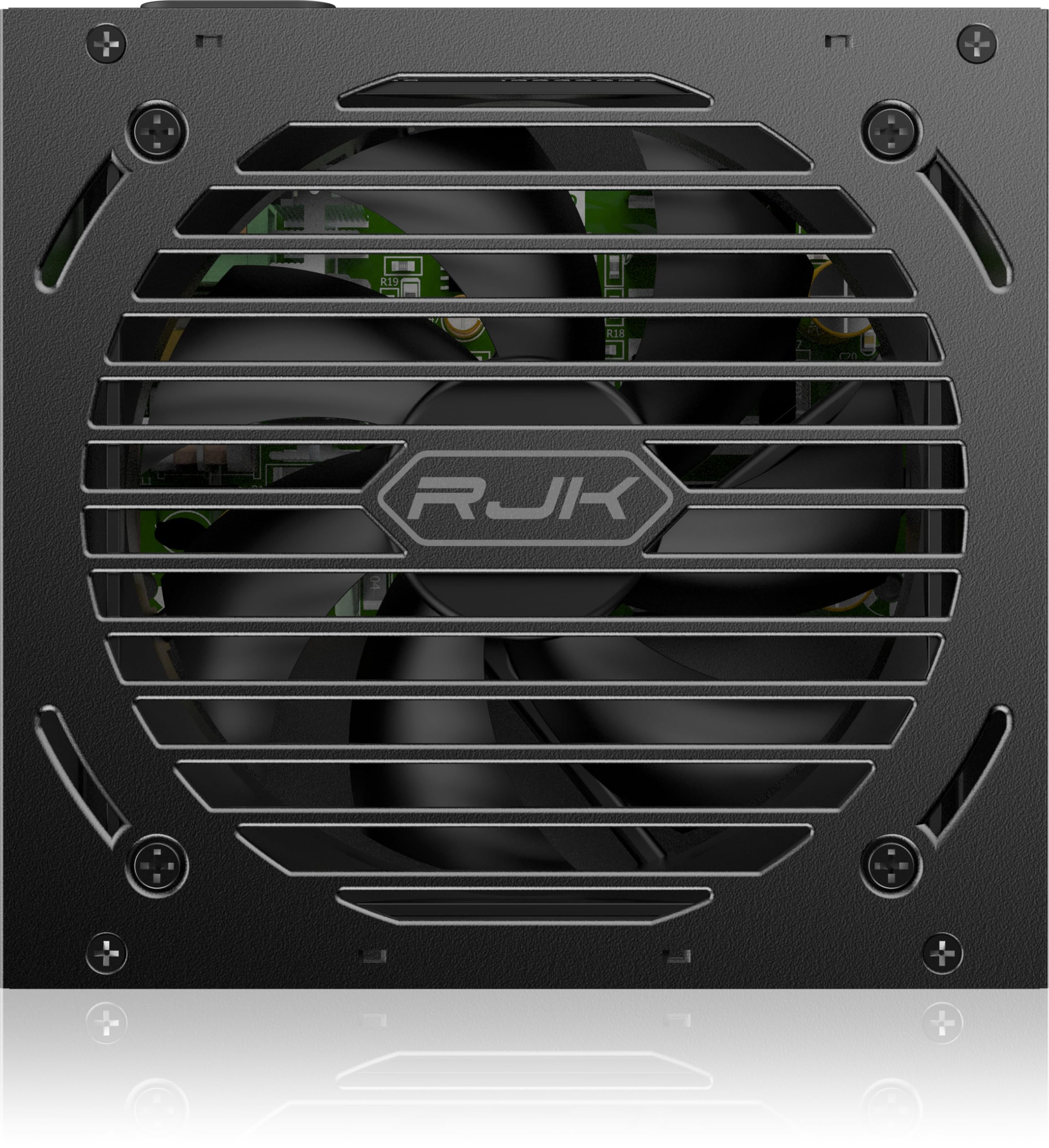 RAIJINTEK CRATOS Lite 850 W Black, 80 Plus Gold, ATX 3.1, Fuente de alimentación para PC no Modular, PCIe 5.1 Ready, Ventilador Inteligente de 120 mm, Conector de CC a CC, Conector de 12 V-2 × 6, 5
