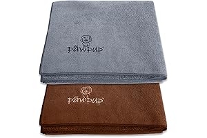 Super Absorbent Dog Towel 2-Pack: The Ultimate Pet Towel for Quick Drying and Softness