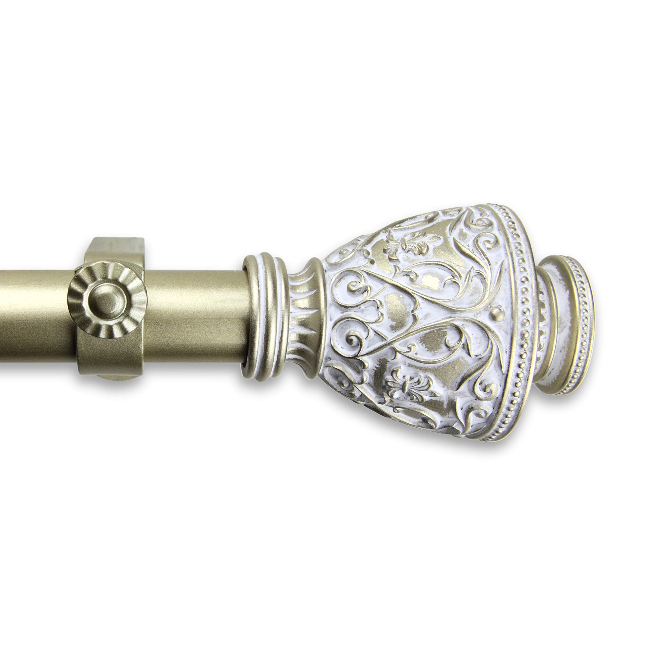 A&F Rod Décor - Cambria Curtain Rod 1 inch Diameter, 48-84 inch - Gold