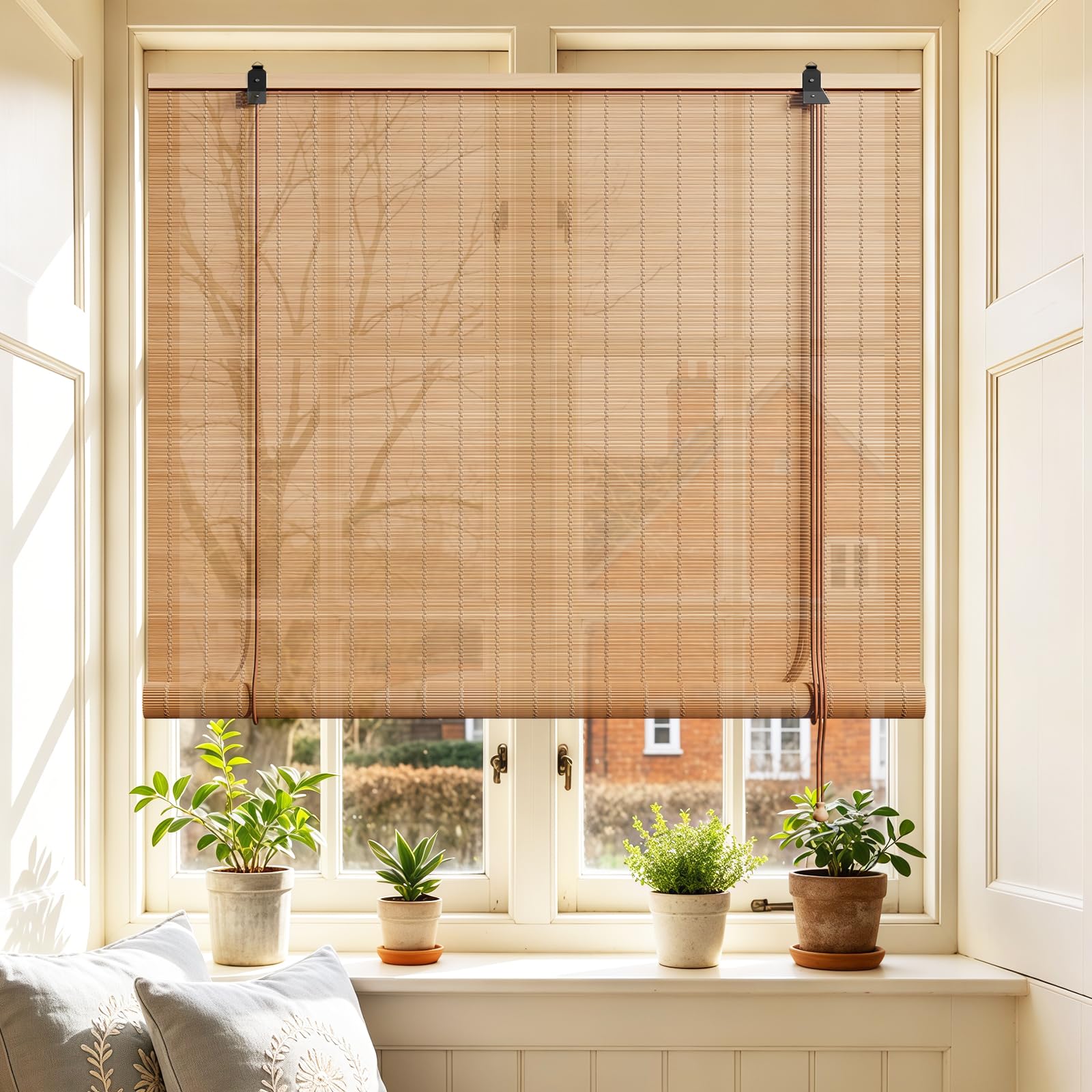 ZCXHYDL Bamboo Roman Shade