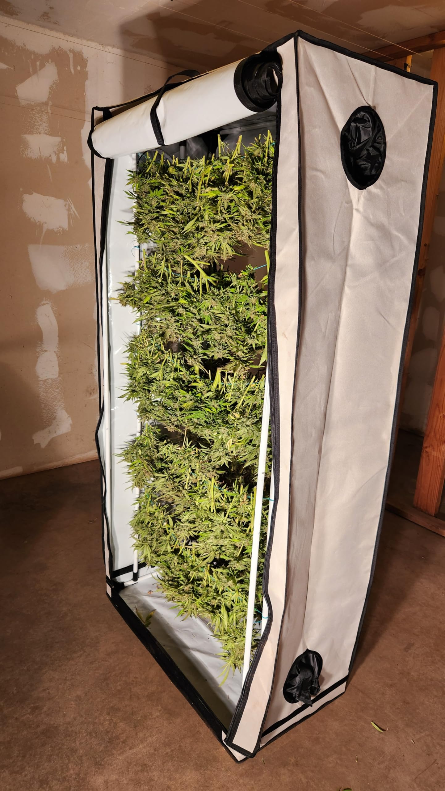 Herb Drying Tent, Hang Dry in The Canna Dry Tent, Built-in Bud Drying Rack, can use as Grow Tent Garden