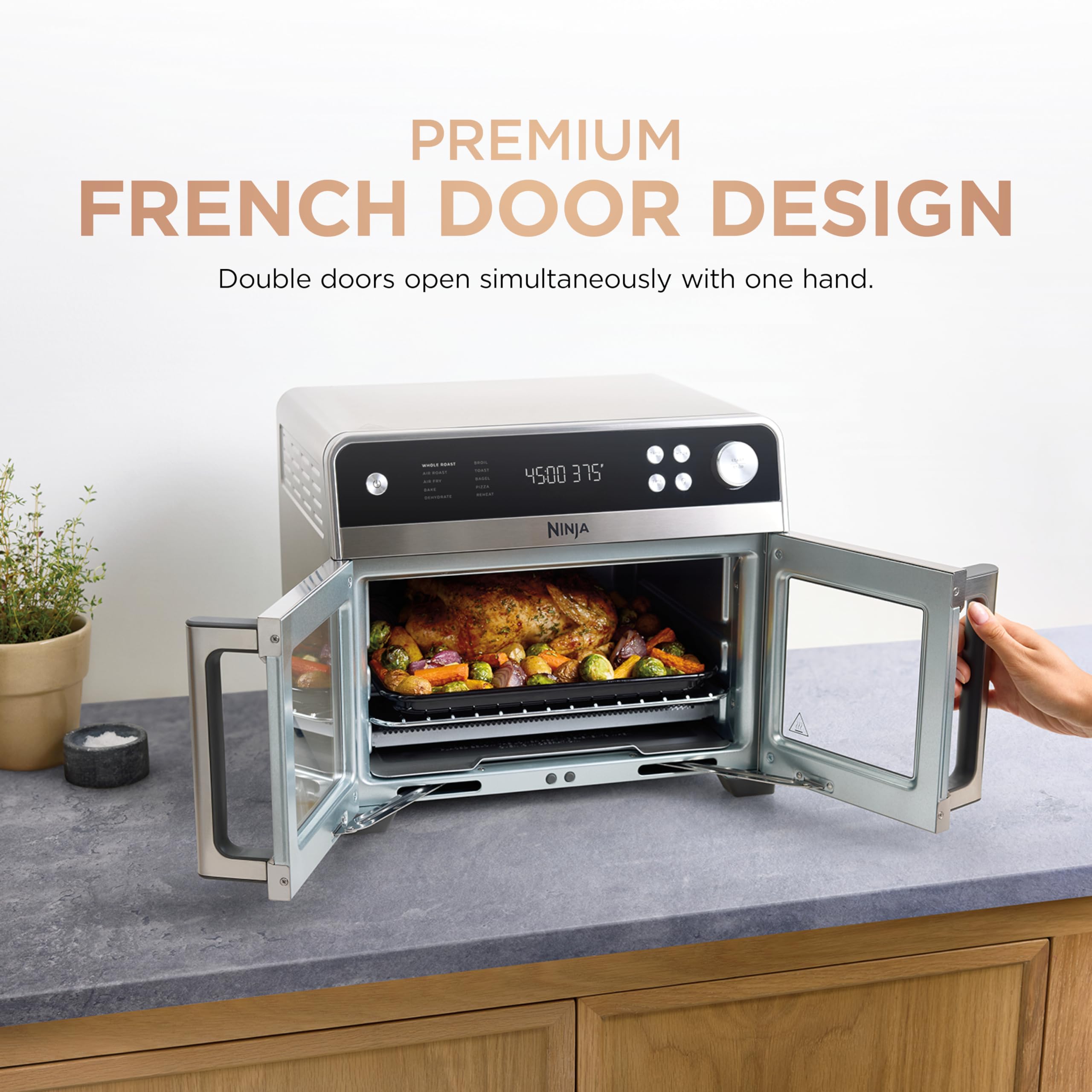 Ninja Fritadeira a ar francesa Premier FO101, forno de convecção