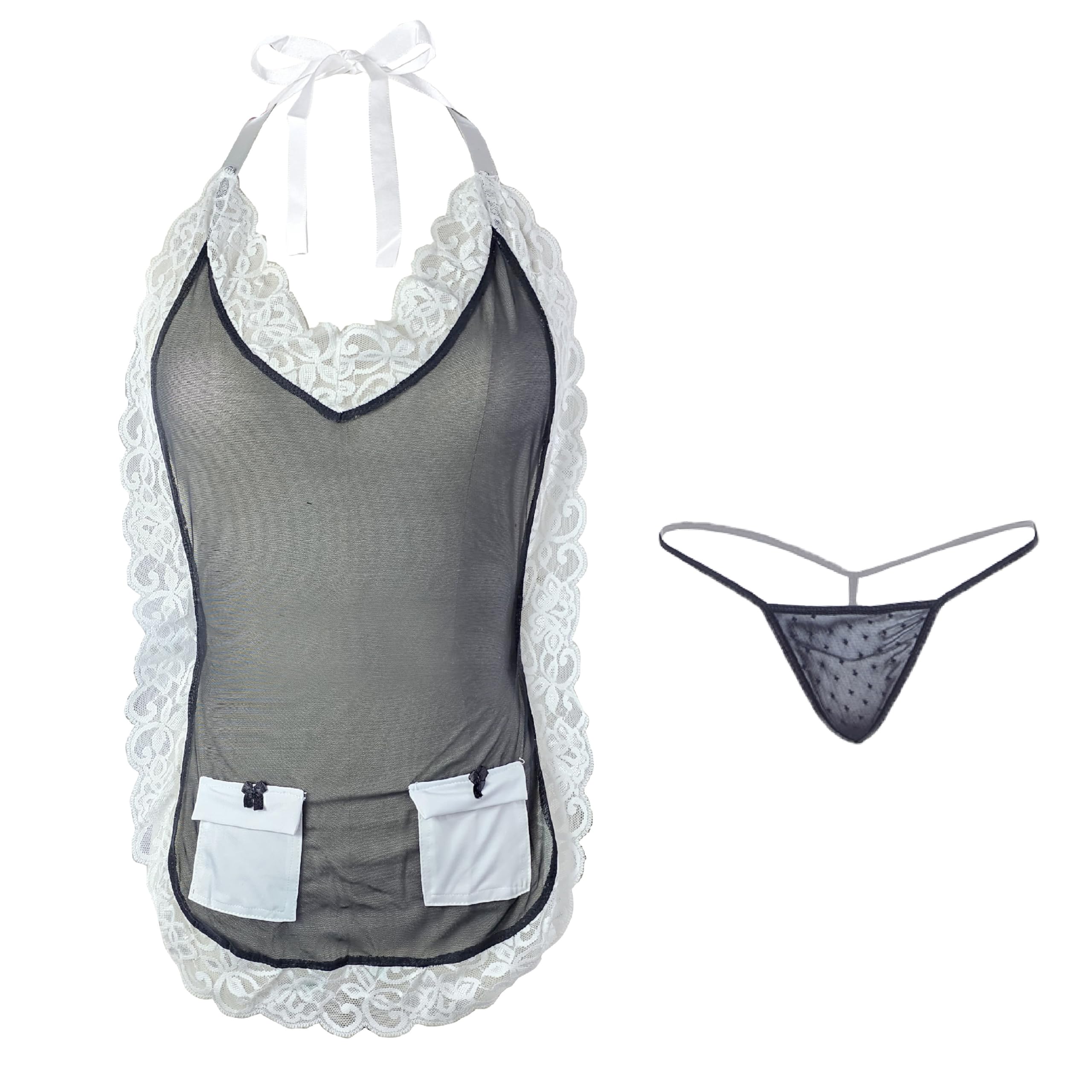 MUQUAMWomen's Maid Costume Roleplay Cosplay Costume