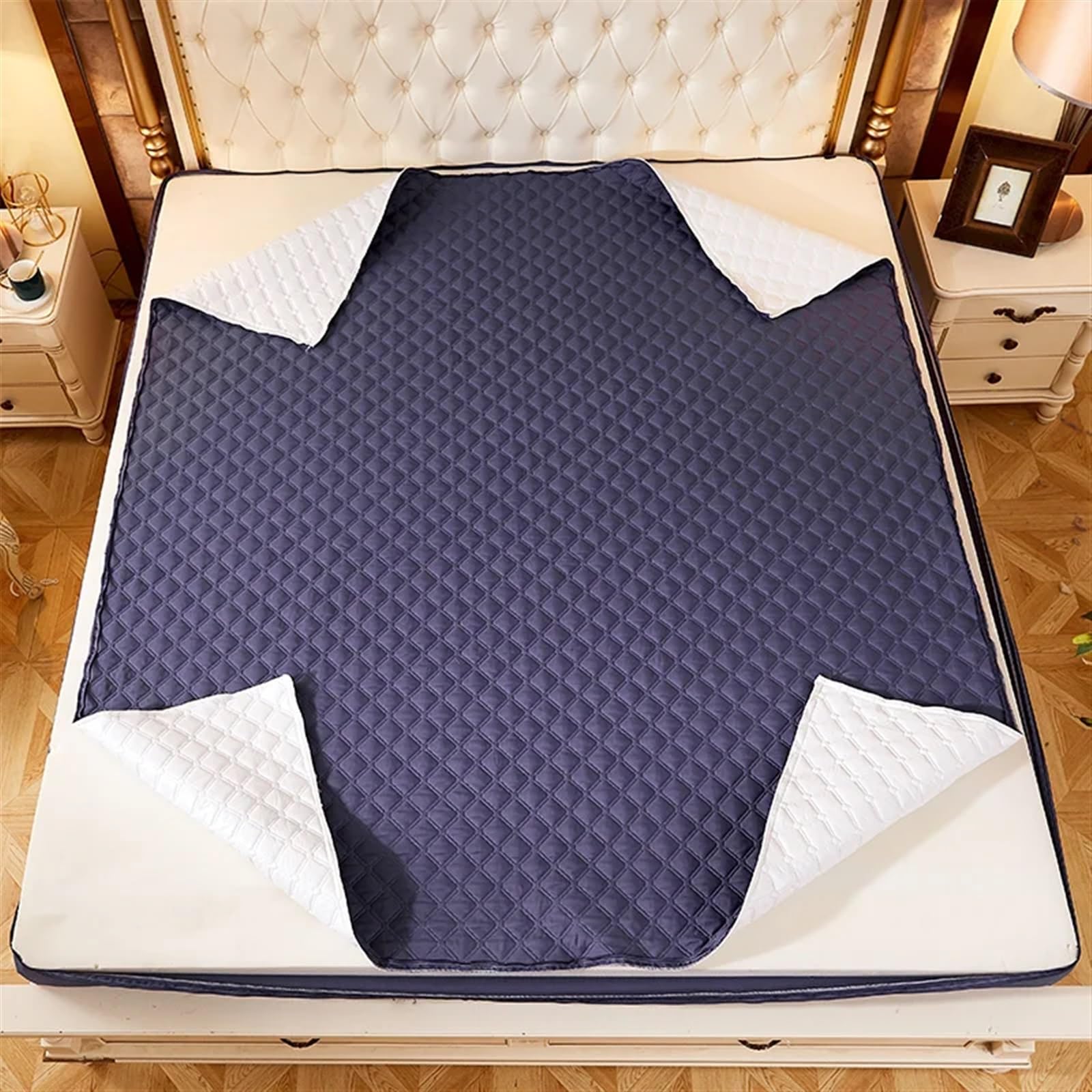 Protector Colchon Impermeable Funda de colchón Impermeable Tipo Cremallera for Cama