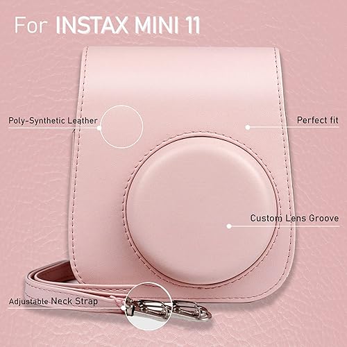 Miniatura 4 de Fujifilm Instax - Minicámara instantánea 11 + 2 paquetes de películas instantáneas Fujifilm Instax Mini Twin (40 hojas) + estuche protector + álbum
