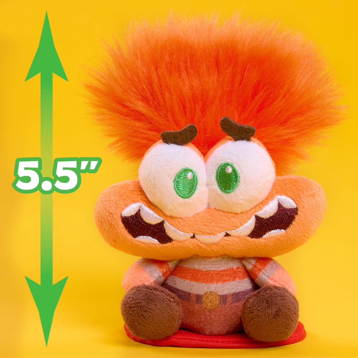 Disney Perch’d 5.5-inch Shoulder Plush Anxiety Stuffed Animal, Wearable Plushie, Soft Toy for Fans, Girls, Boys, Kids, Ages 2 and Up by Just Play - Image 6