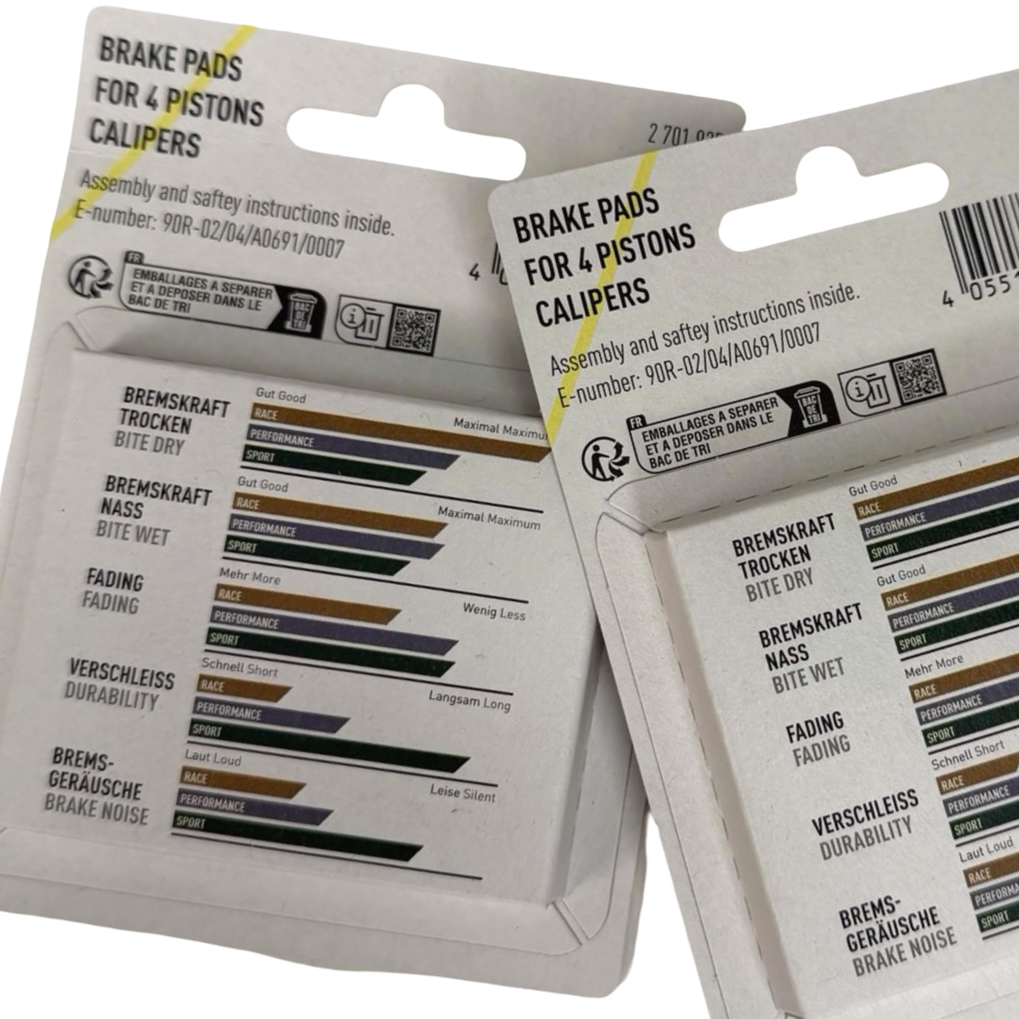 Magura MT - Freni a disco idraulici di ricambio per bicicletta MT 2 4 5 7 8 Trail I Brake Pads I MTB I Ebike I Tour I Prerformance I Sport I Race