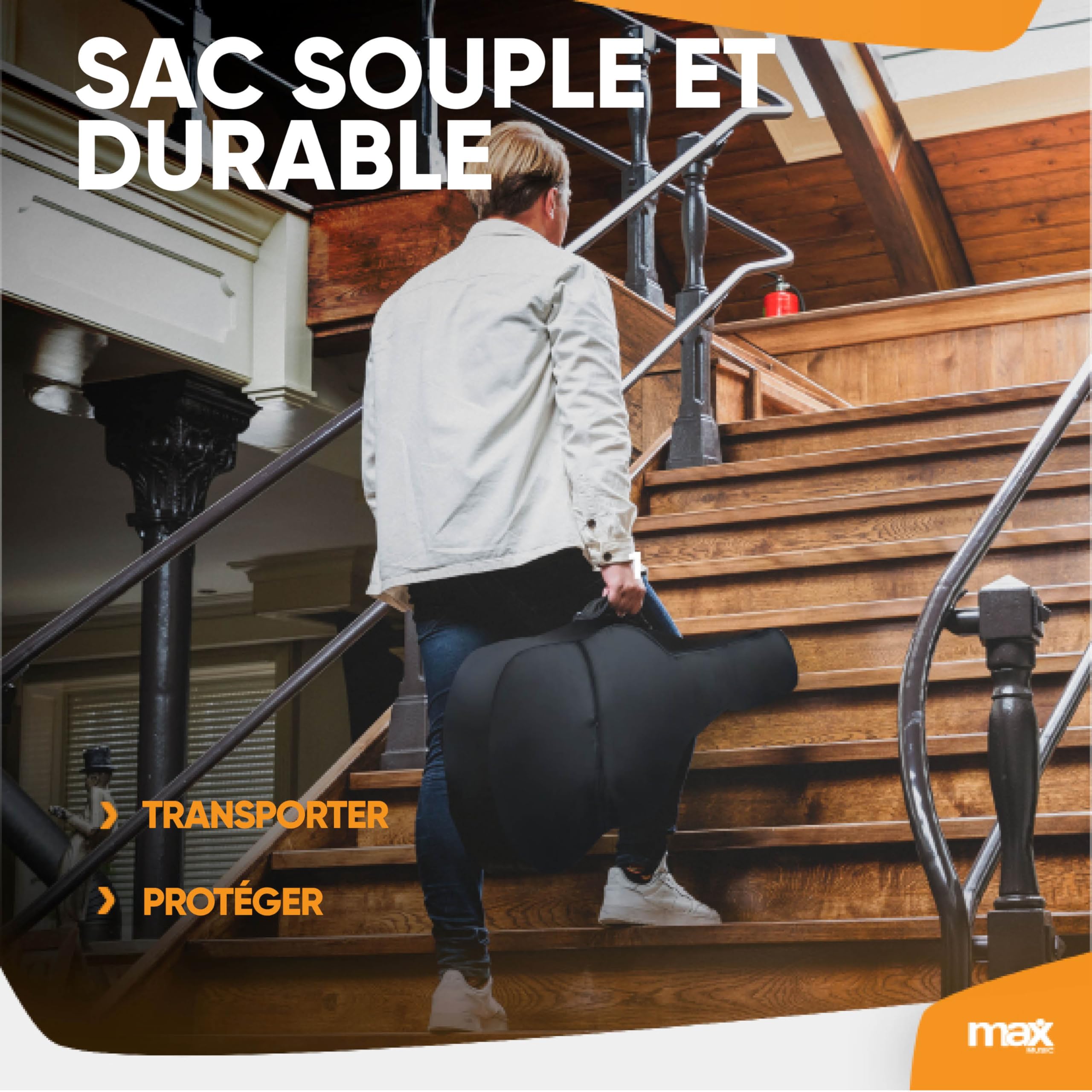 MAX GigKit Set de Guitare Électrique Comprenant la Musique et le Support de Guitare - Sunburst, Idéal pour Débuter la Guitare