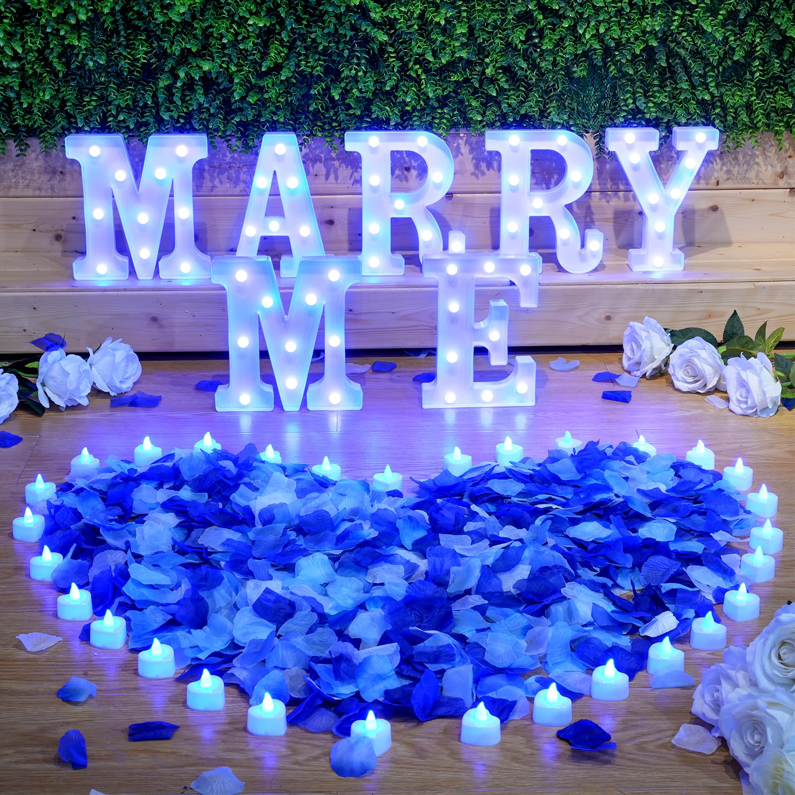 Amazon.com: Hortsun Marry Me Light up Letters Proposal Decorations