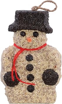 Pine Tree Farms SNO E. Mann Bird Seed Ornament for Wild Birds, Makes a Great Gift for Bird Lovers!