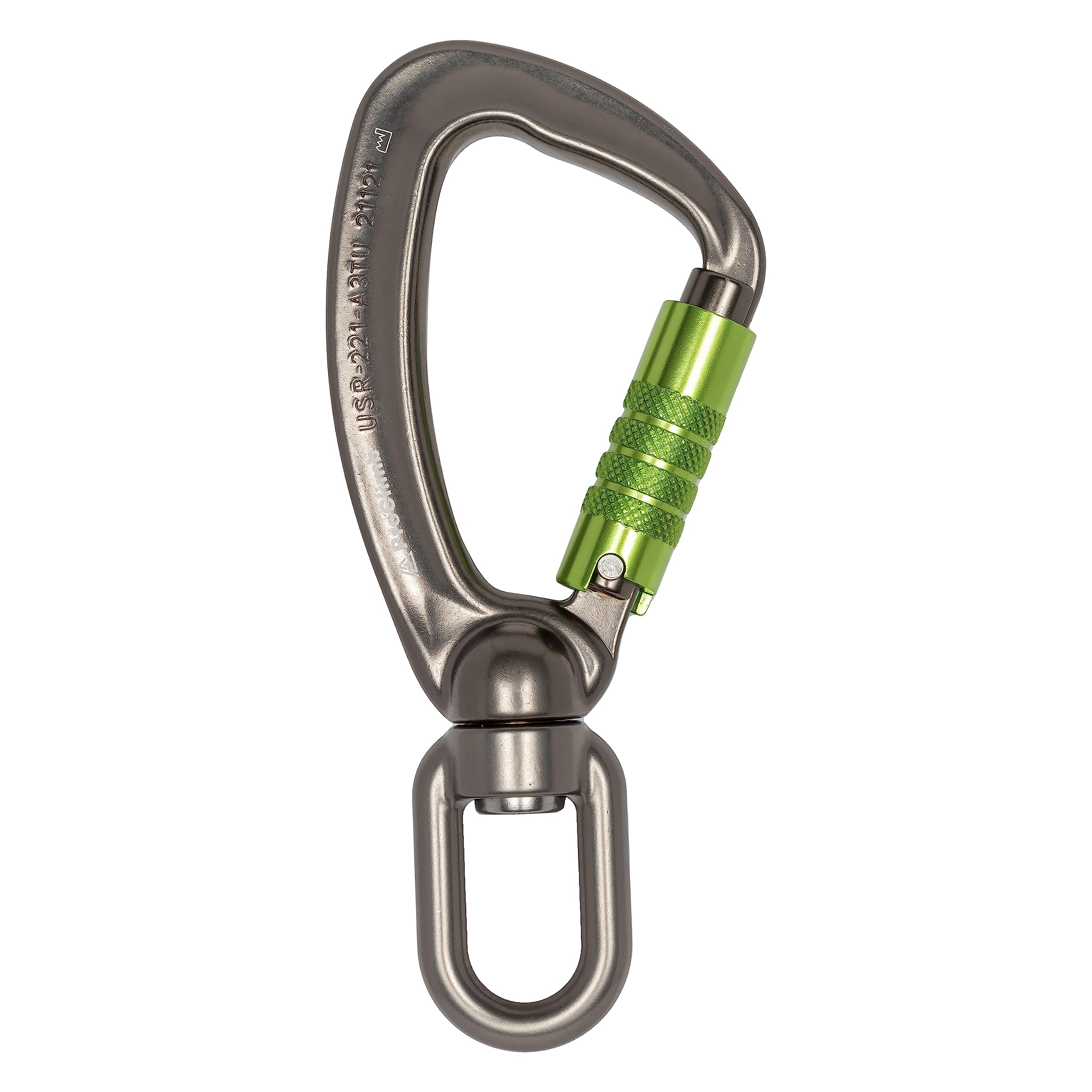 ProClimb Aluminum Swivel Triple Lock