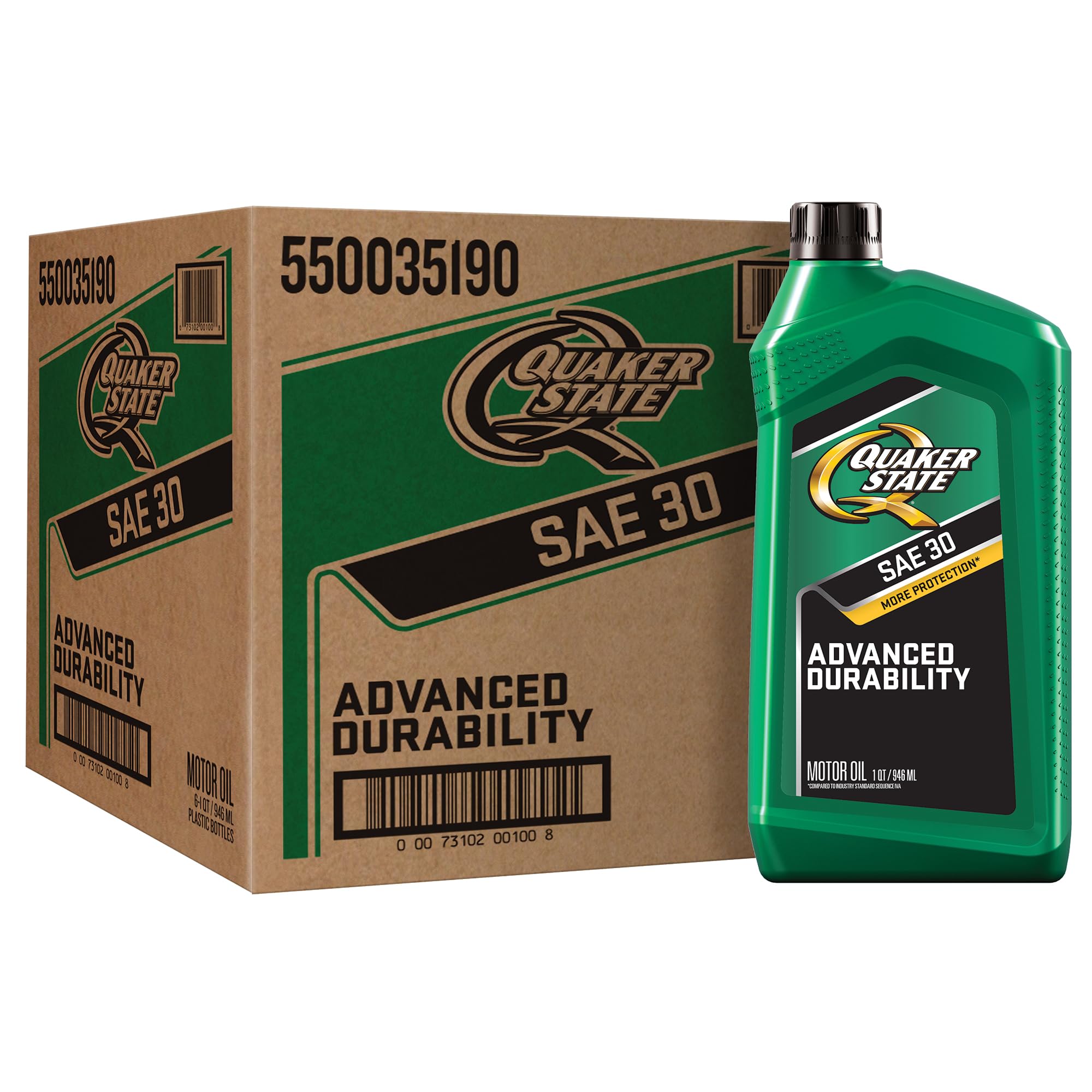 Motor Oil, HD 30, 1 Quart (6 Pack)