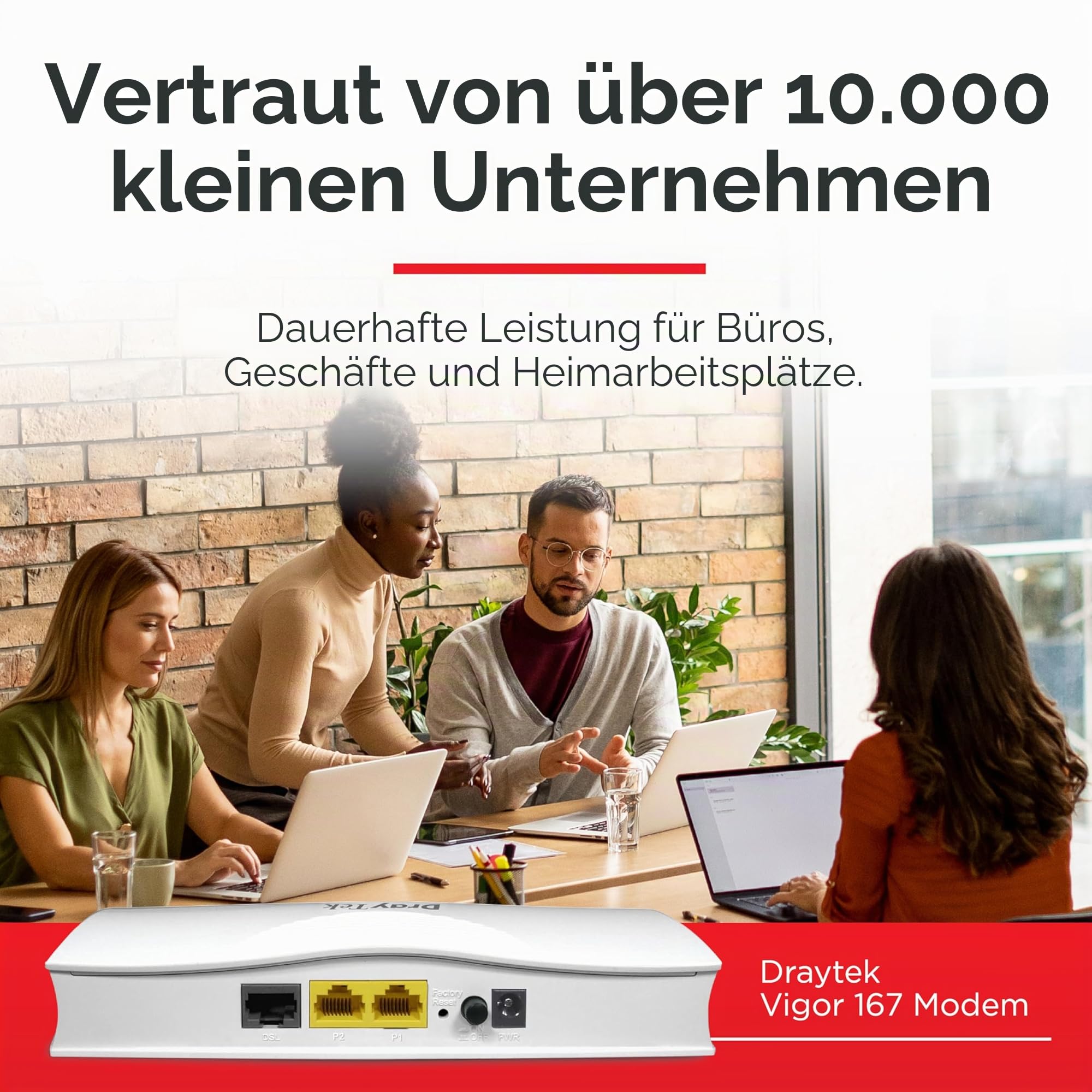 Draytek Vigor167 Modem 30000 Kbit/s (vdsl2 & Adsl2+ To Ethernet Modem/bridge)